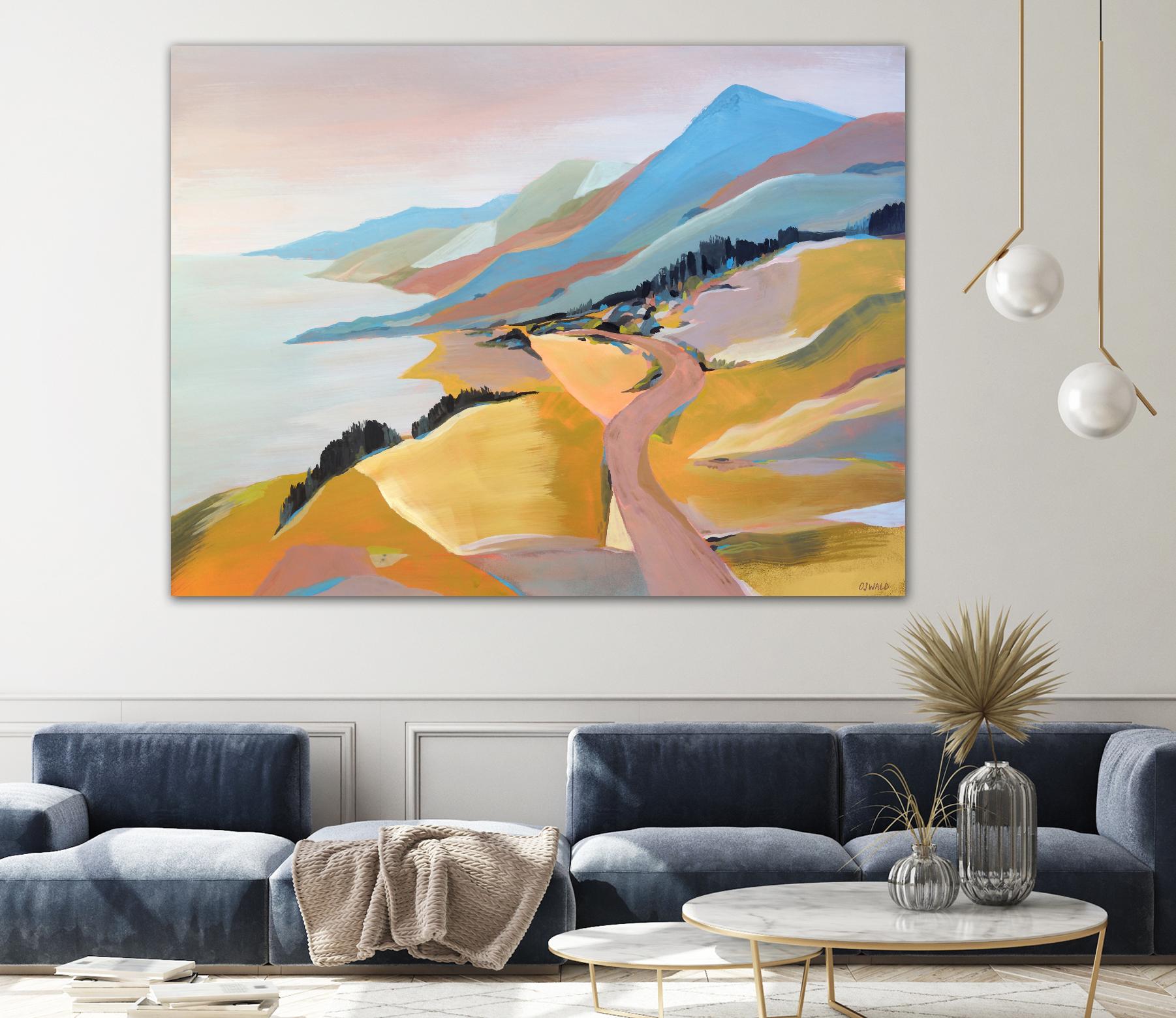 Monterey to The Sea by Pete Oswald on GIANT ART - multicolor landscapes; coastal