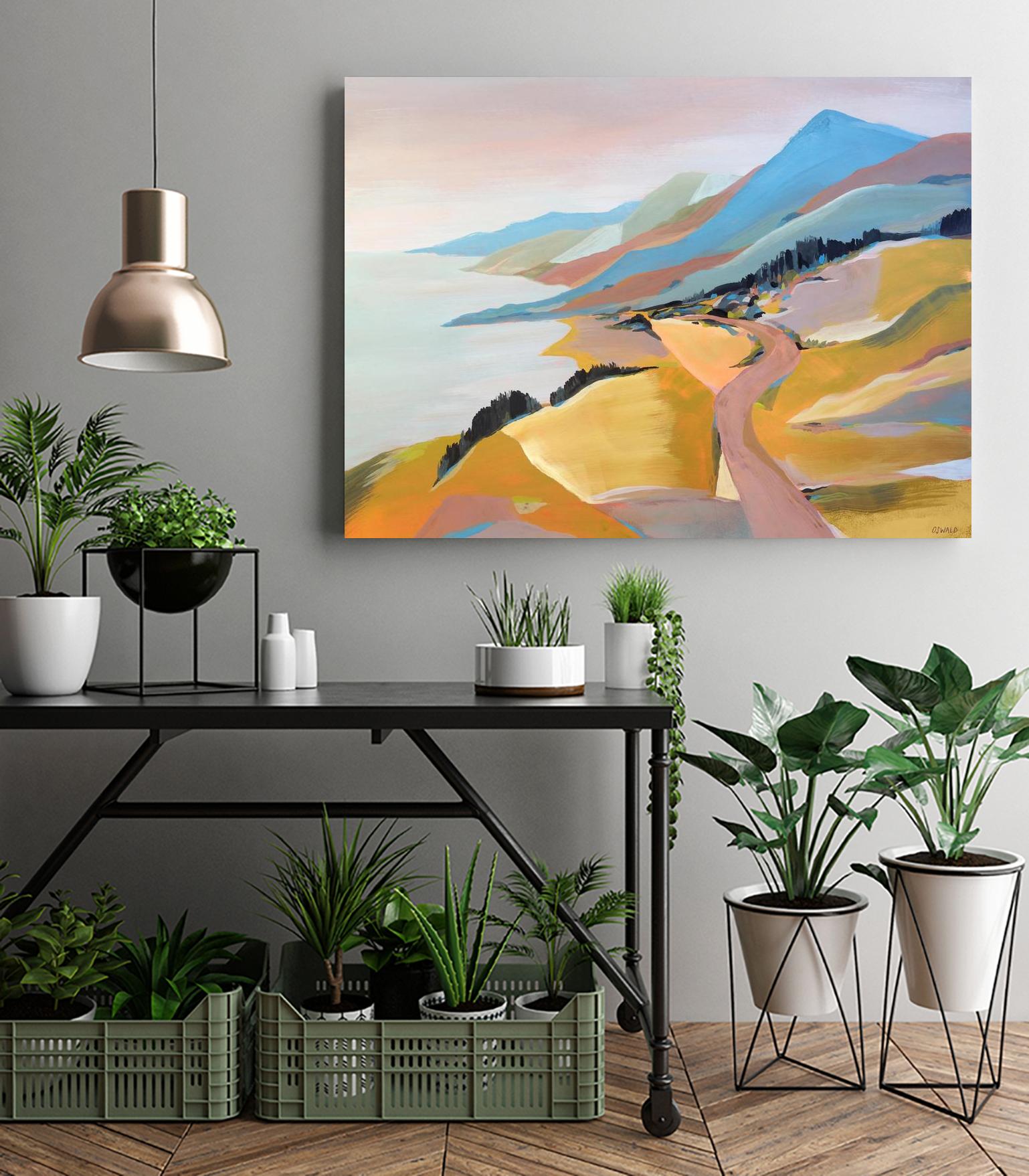 Monterey to The Sea by Pete Oswald on GIANT ART - multicolor landscapes; coastal