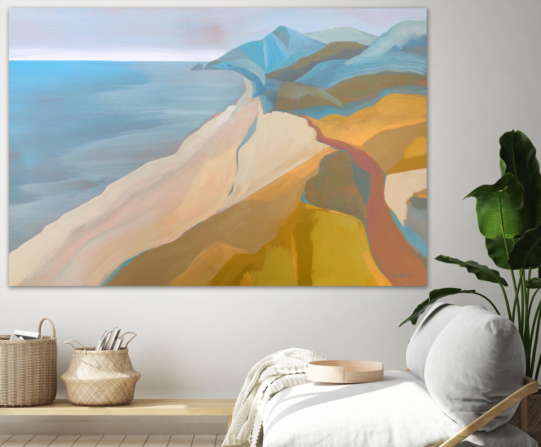 Point Mugu by Pete Oswald on GIANT ART - multicolor landscapes; coastal
