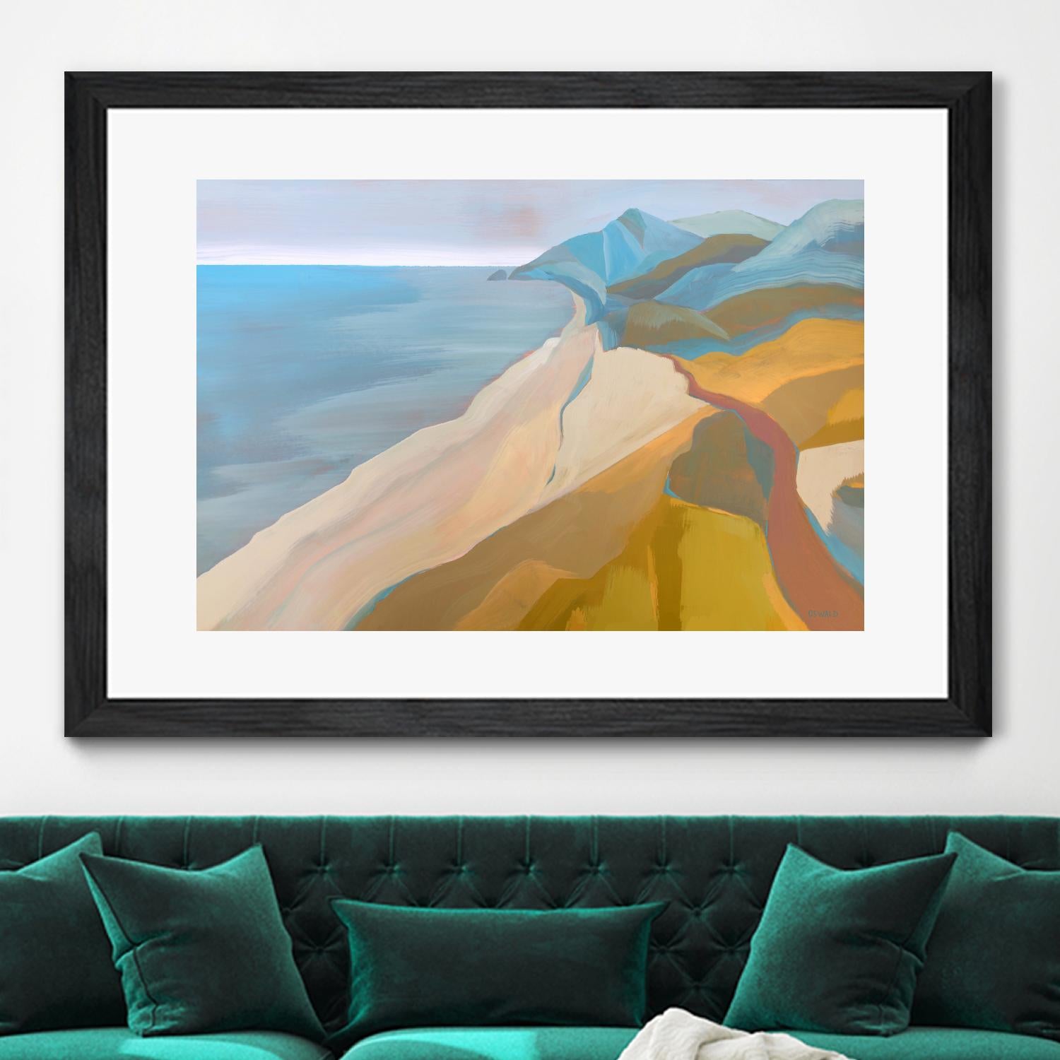 Point Mugu by Pete Oswald on GIANT ART - multicolor landscapes; coastal