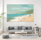 Santa Monica Beach by Pete Oswald on GIANT ART - multicolor coastal; landscapes