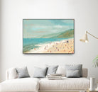 Santa Monica Beach by Pete Oswald on GIANT ART - multicolor coastal; landscapes