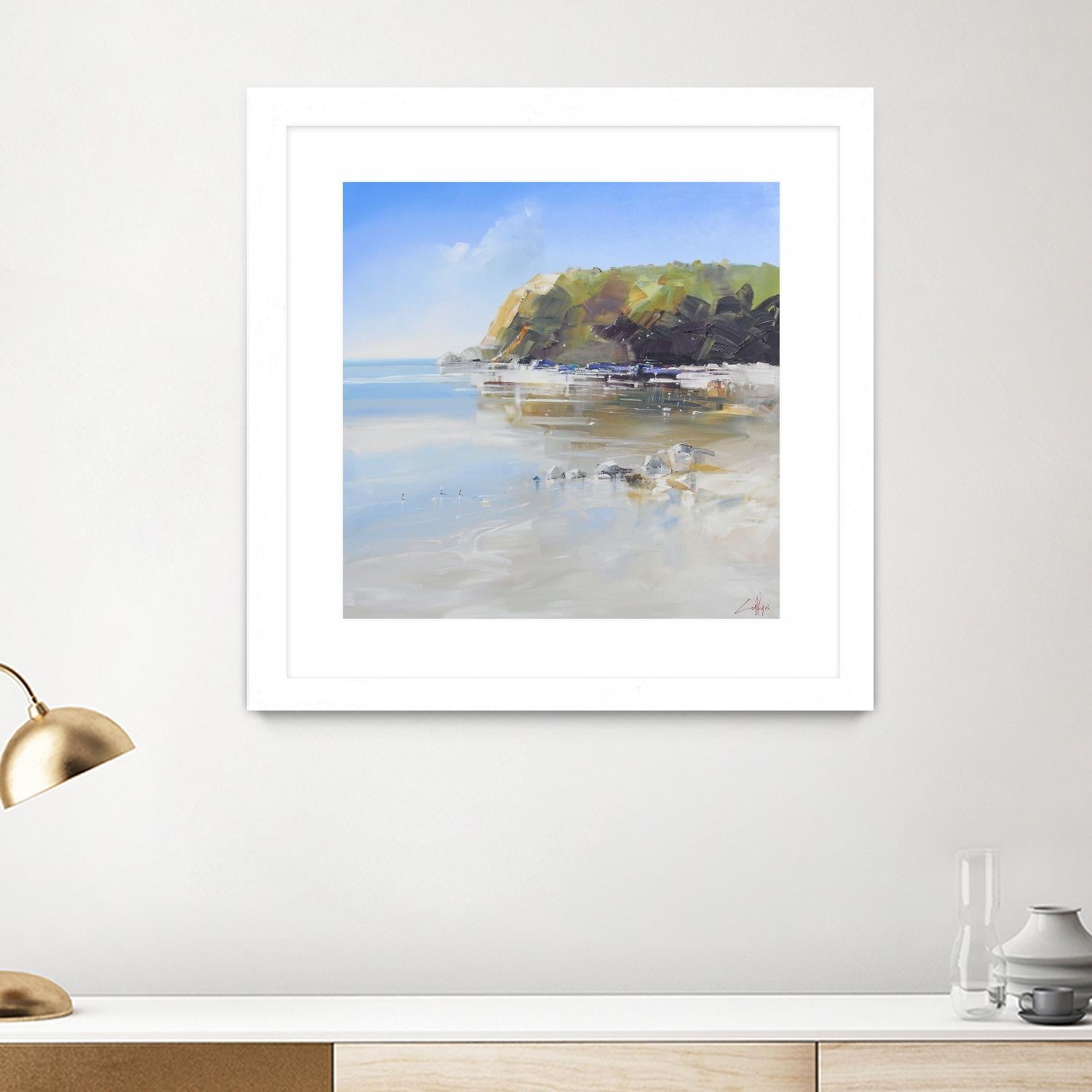 Coast Line by Craig Trewin Penny on GIANT ART - multi coastal, contemporary, landscapes, beaches, ocean