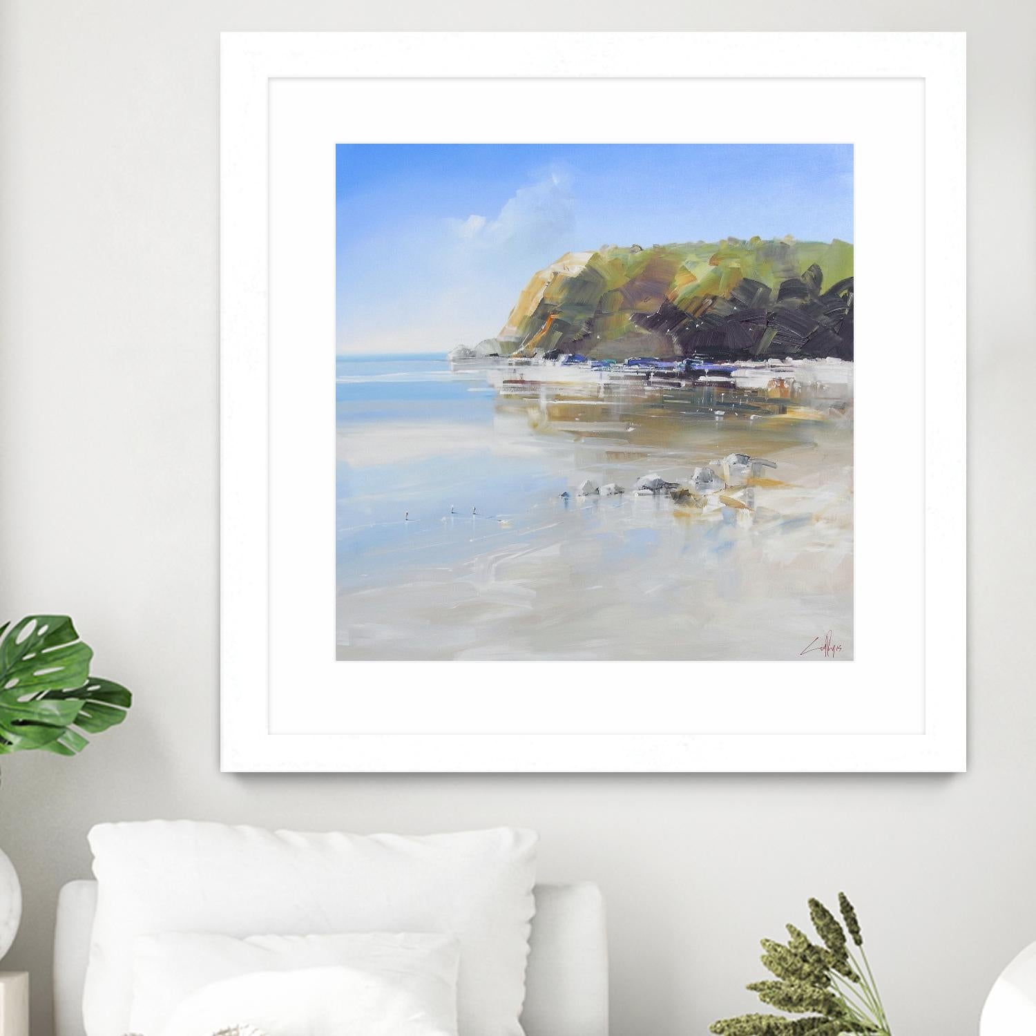 Coast Line by Craig Trewin Penny on GIANT ART - multi coastal, contemporary, landscapes, beaches, ocean