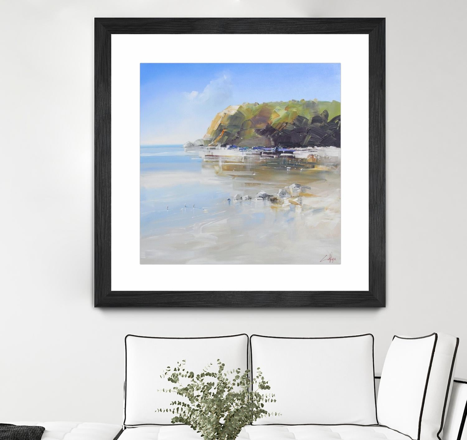 Coast Line by Craig Trewin Penny on GIANT ART - multi coastal, contemporary, landscapes, beaches, ocean