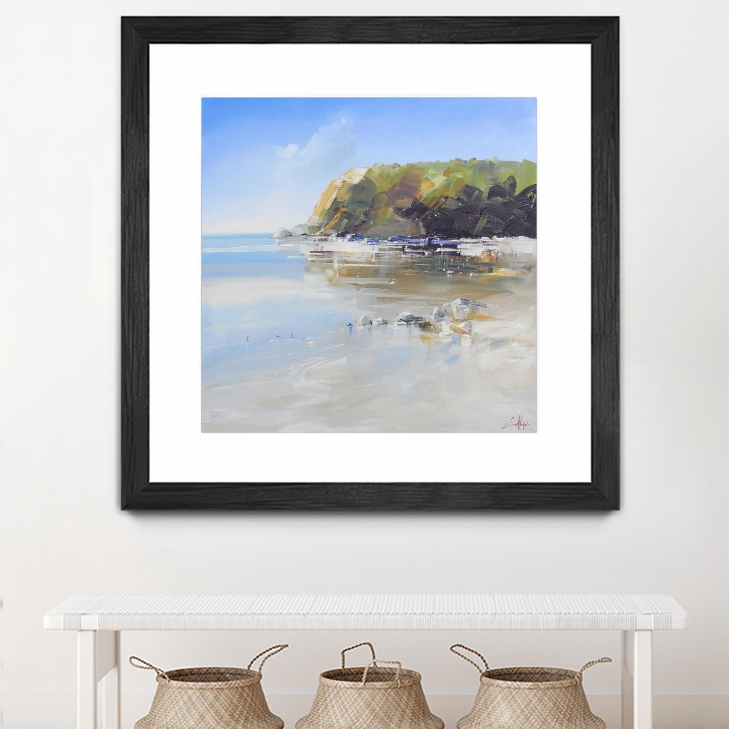 Coast Line by Craig Trewin Penny on GIANT ART - multi coastal, contemporary, landscapes, beaches, ocean