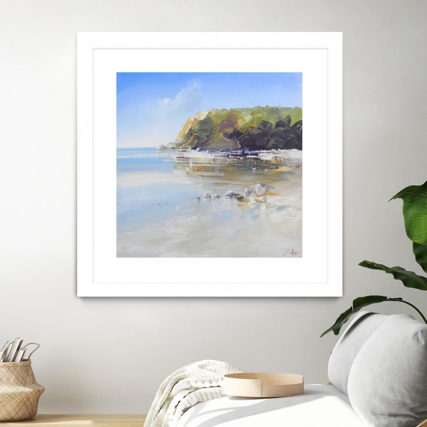 Coast Line by Craig Trewin Penny on GIANT ART - multi coastal, contemporary, landscapes, beaches, ocean