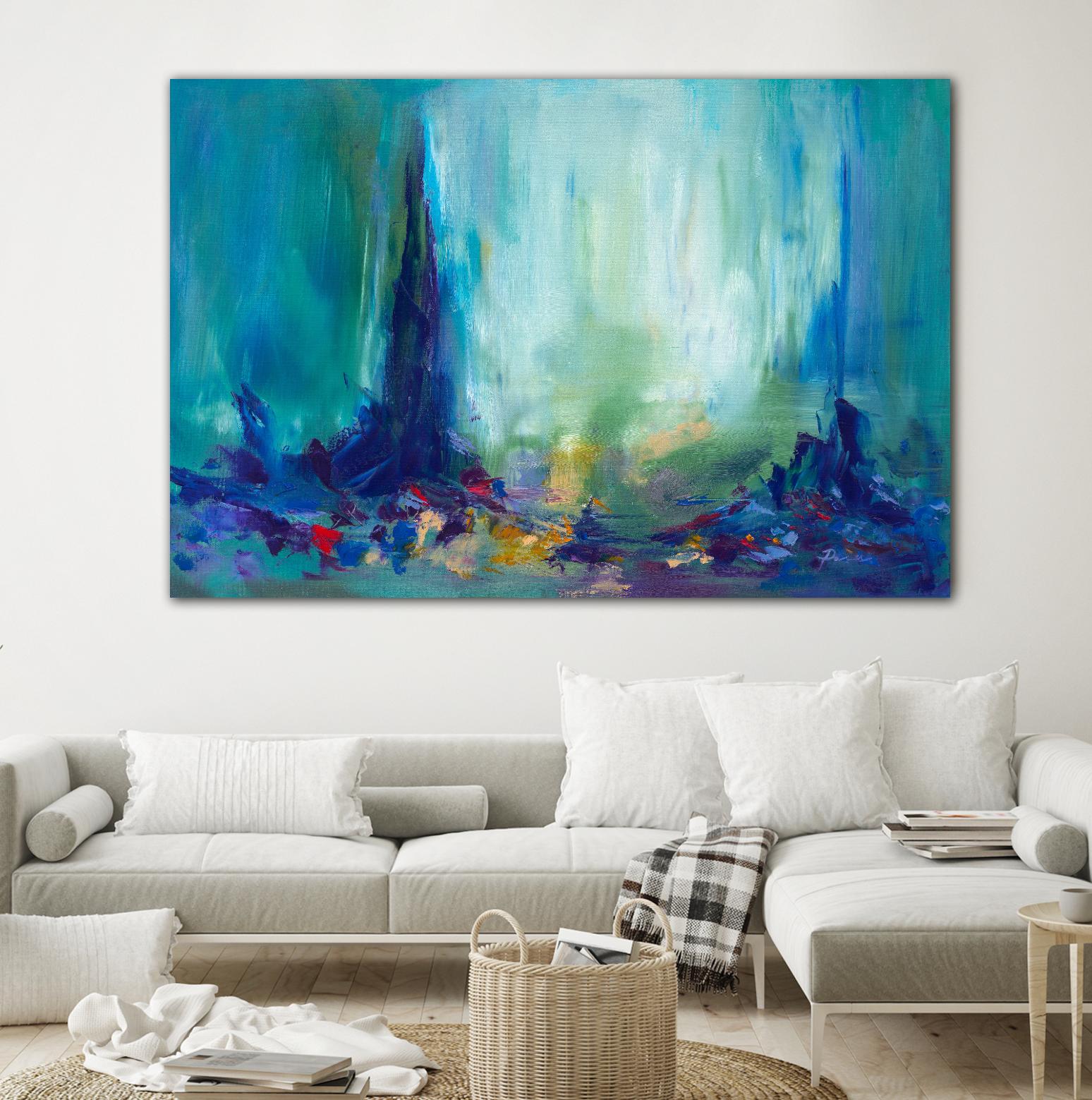 Here and There by Sarah Parsons on GIANT ART - multicolor abstracts; contemporary