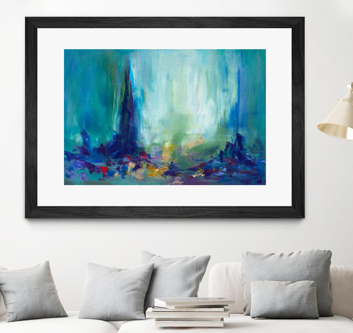 Here and There by Sarah Parsons on GIANT ART - multicolor abstracts; contemporary