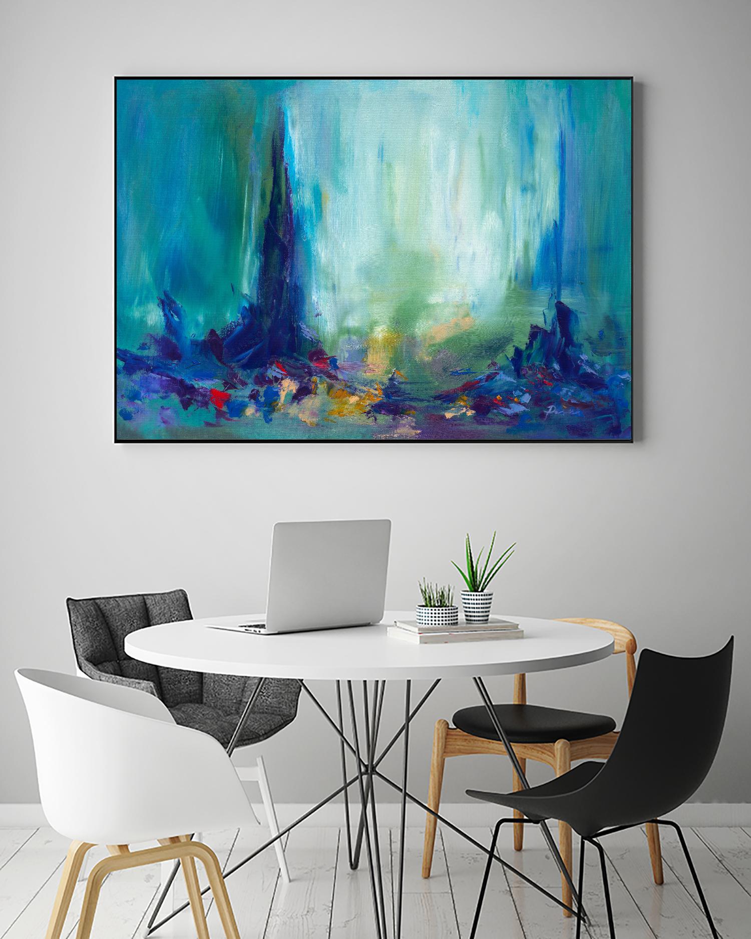Here and There by Sarah Parsons on GIANT ART - multicolor abstracts; contemporary