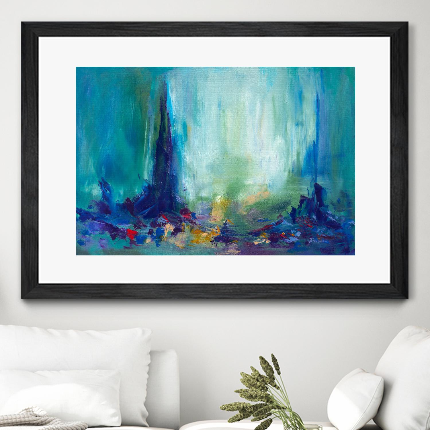 Here and There by Sarah Parsons on GIANT ART - multicolor abstracts; contemporary