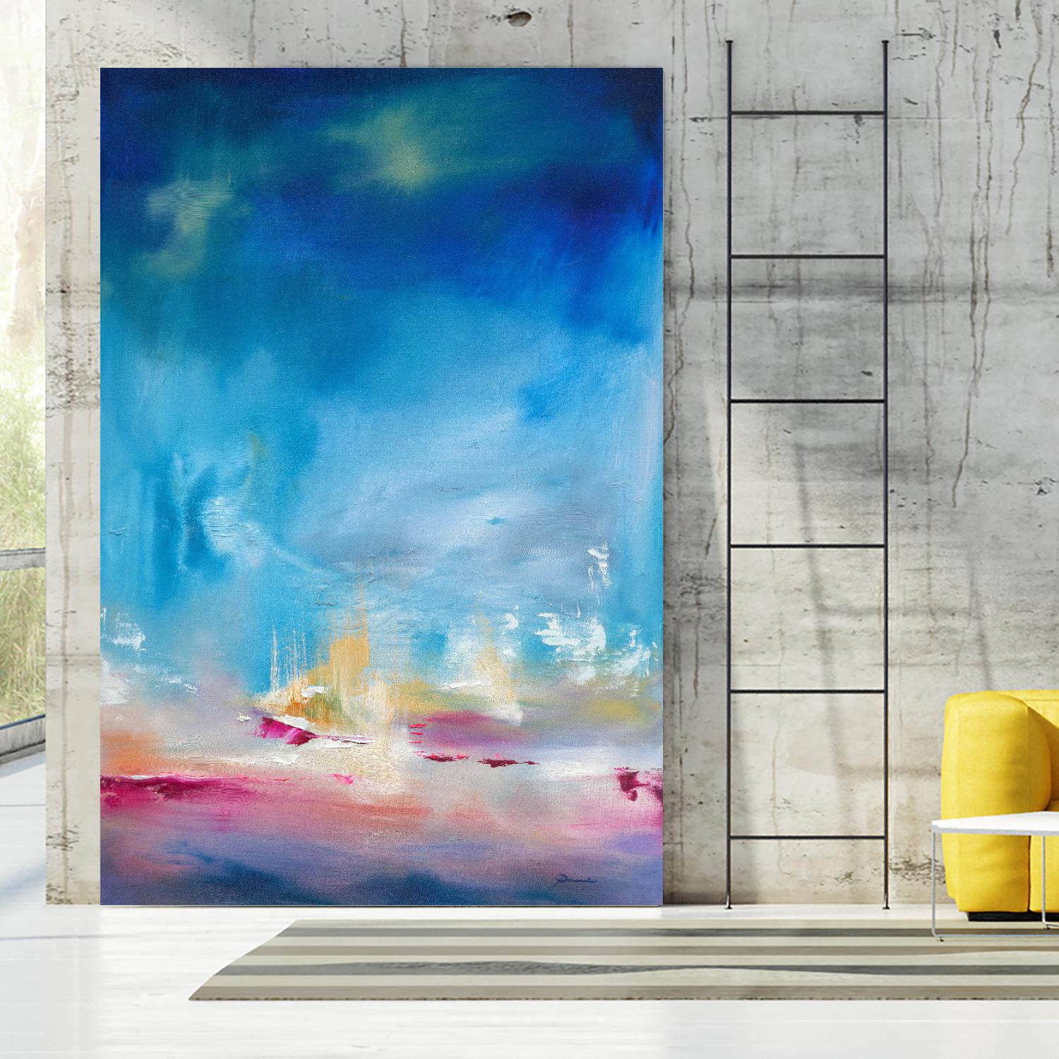 Scene Unseen by Sarah Parsons on GIANT ART - multicolor abstracts; contemporary