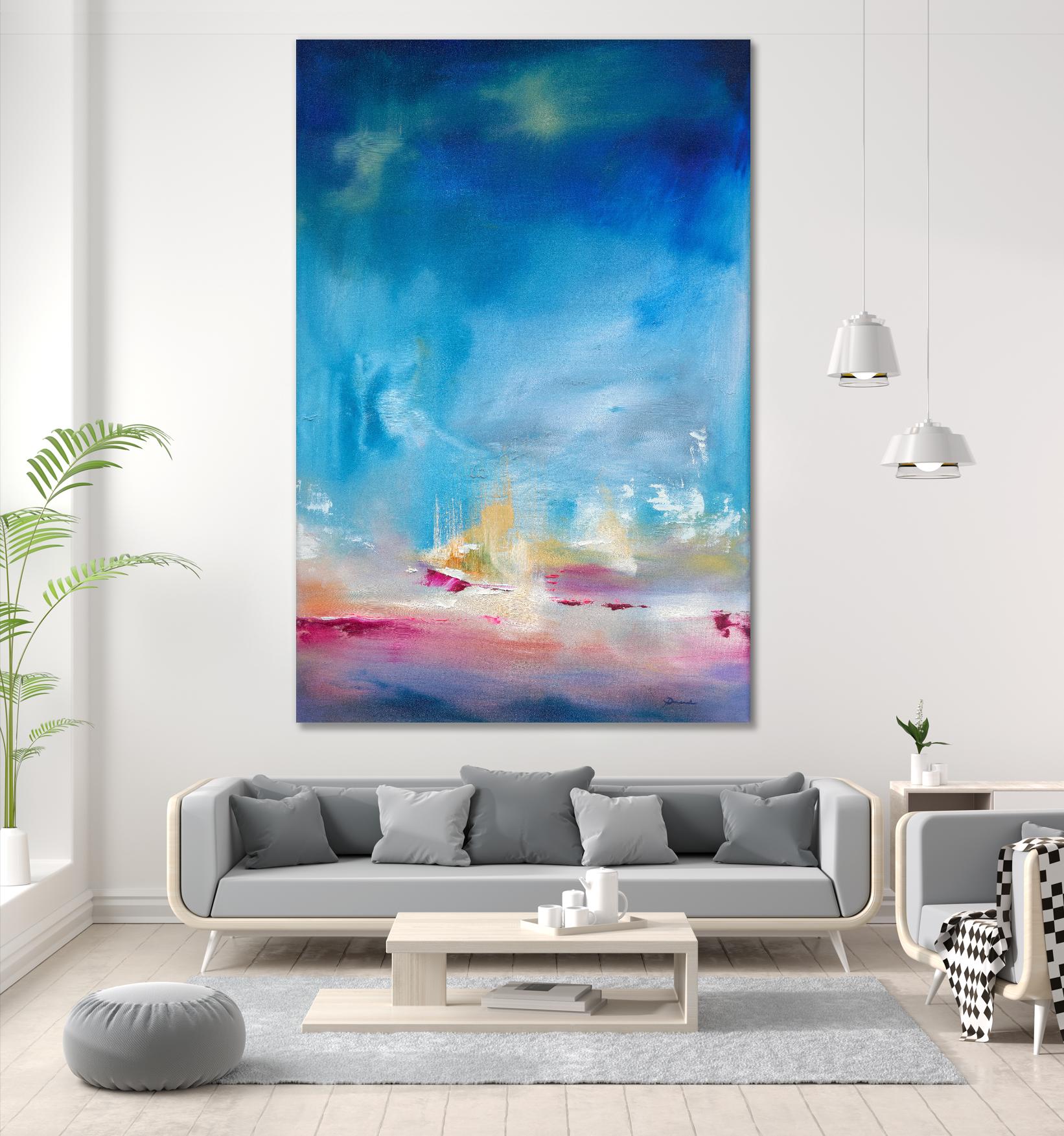 Scene Unseen by Sarah Parsons on GIANT ART - multicolor abstracts; contemporary