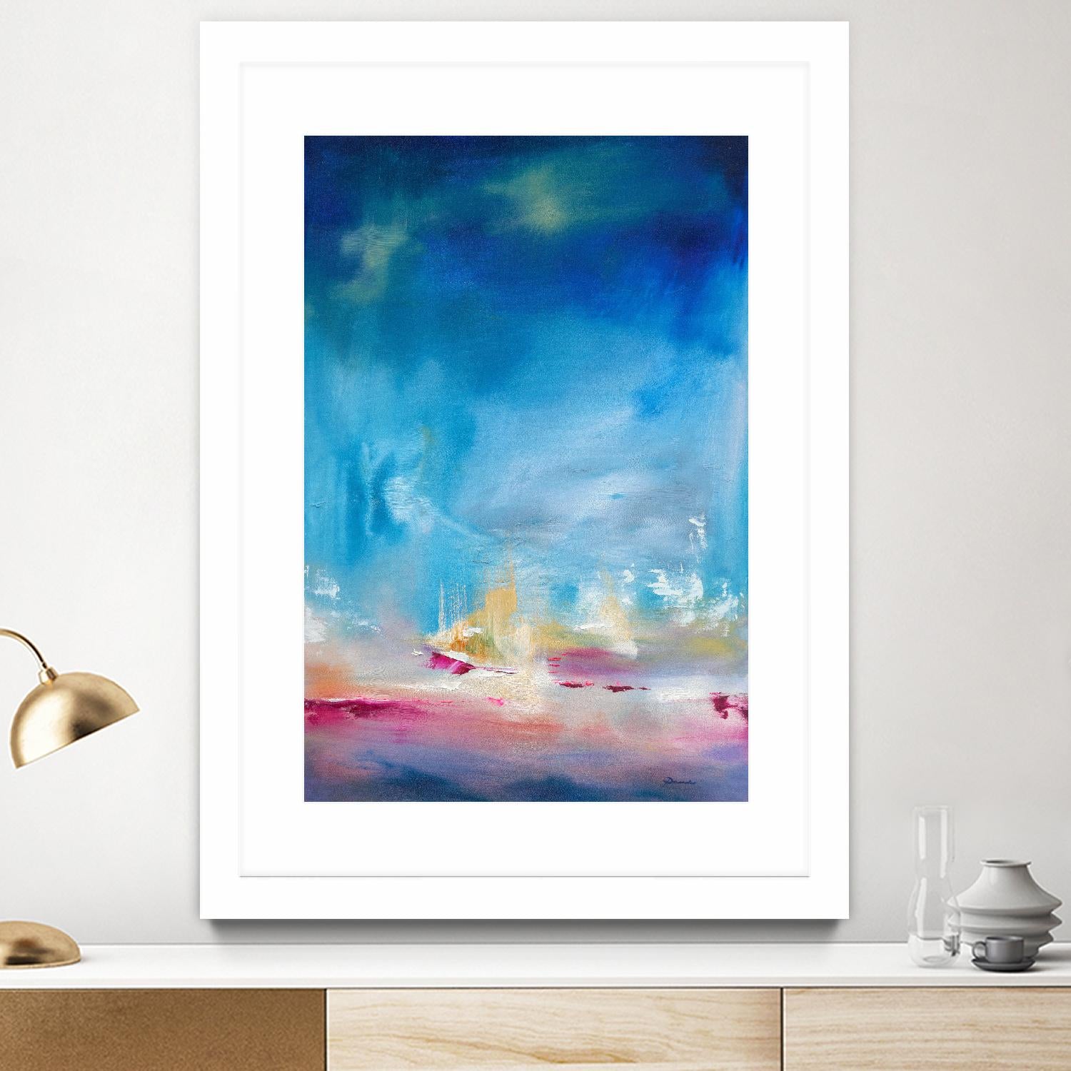 Scene Unseen by Sarah Parsons on GIANT ART - multicolor abstracts; contemporary