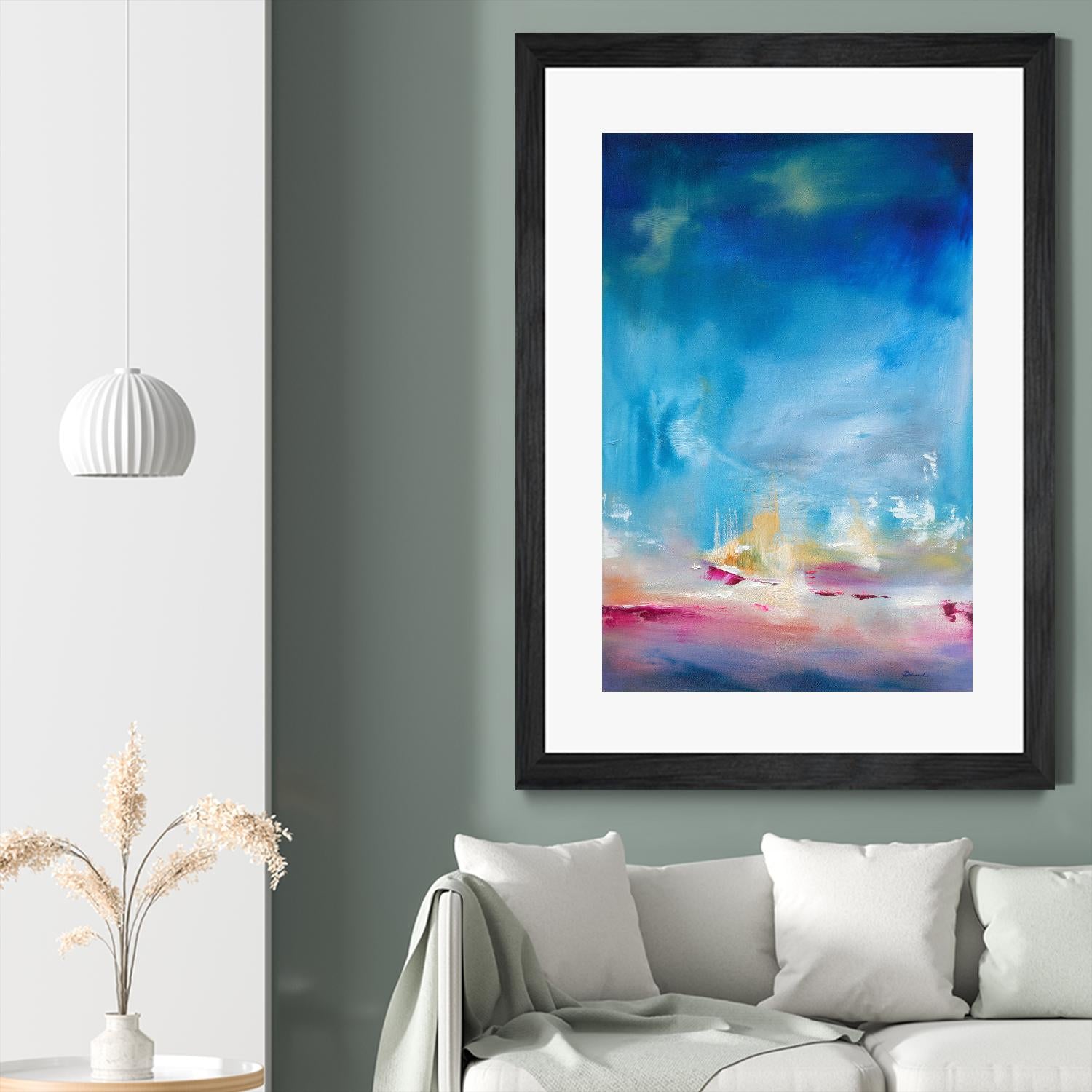 Scene Unseen by Sarah Parsons on GIANT ART - multicolor abstracts; contemporary