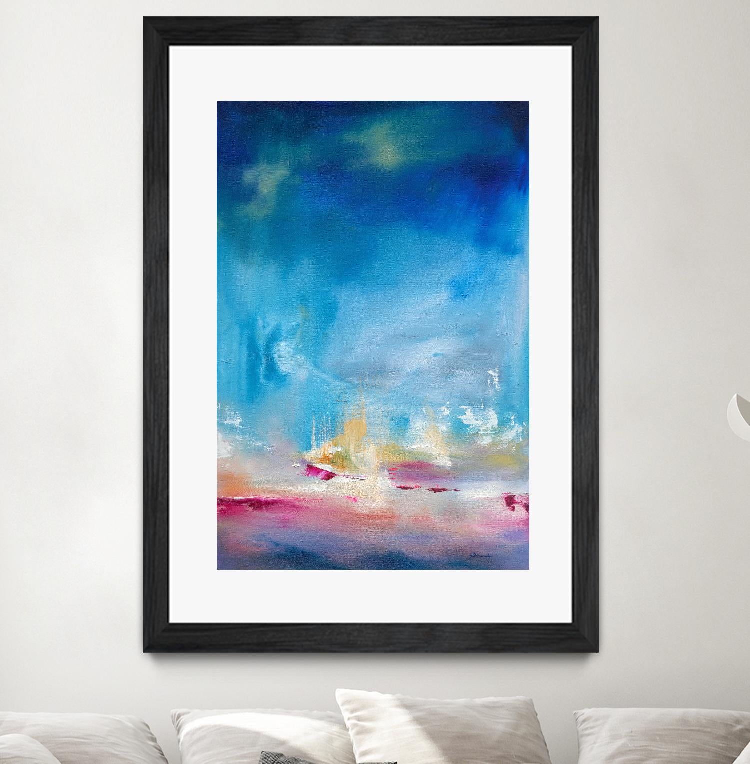 Scene Unseen by Sarah Parsons on GIANT ART - multicolor abstracts; contemporary