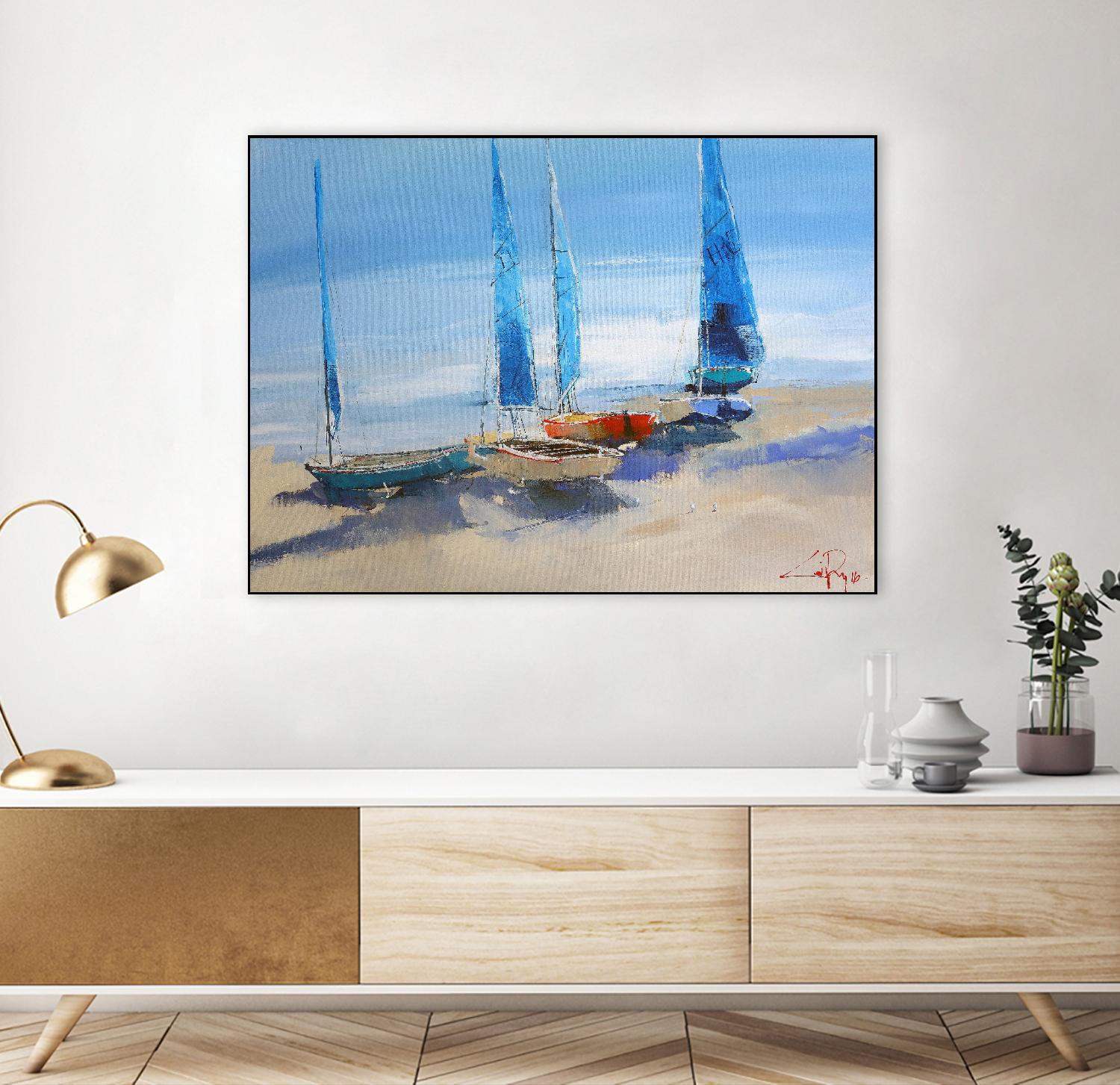 Before The Sail by Craig Trewin Penny on GIANT ART - multicolor coastal; landscapes