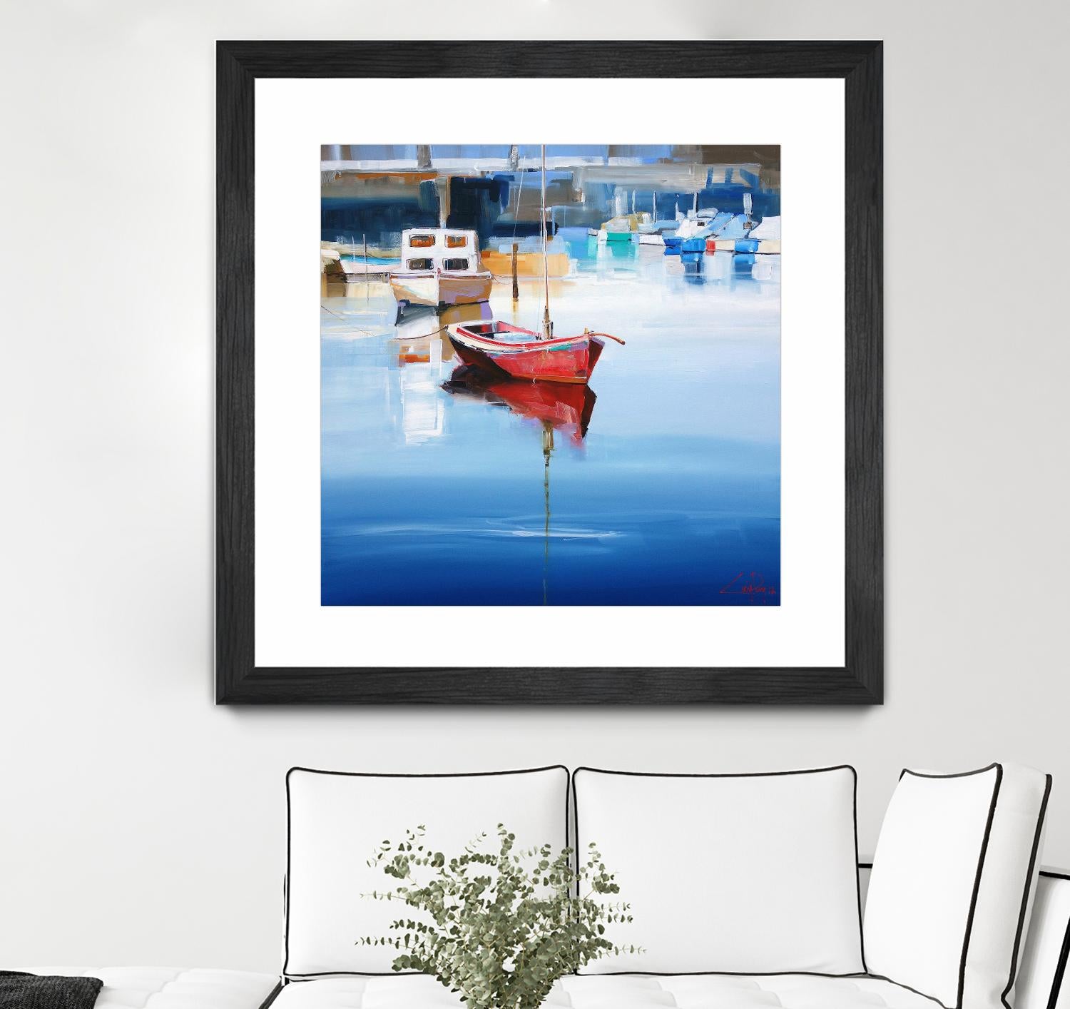 Mordialloc Moorings by Craig Trewin Penny on GIANT ART - multicolor coastal