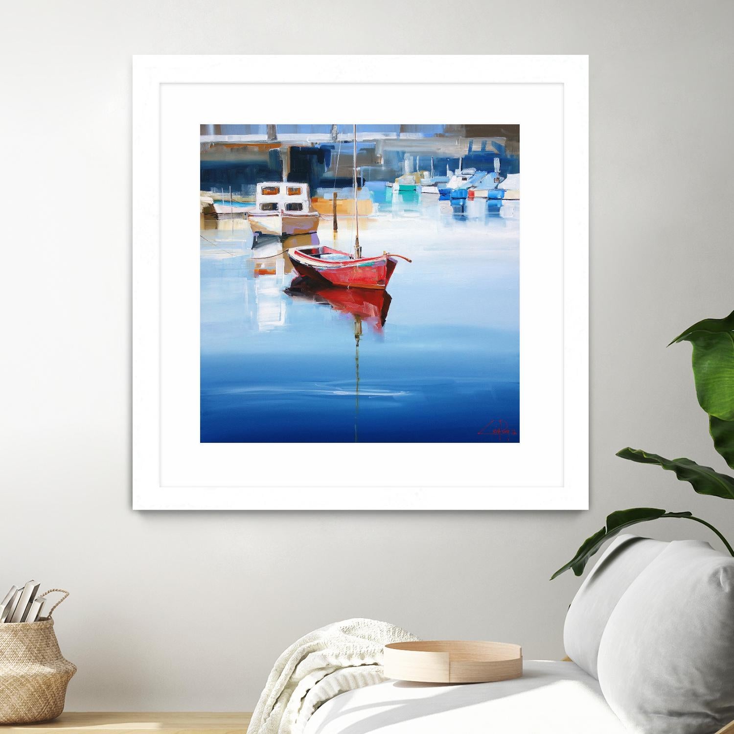 Mordialloc Moorings by Craig Trewin Penny on GIANT ART - multicolor coastal