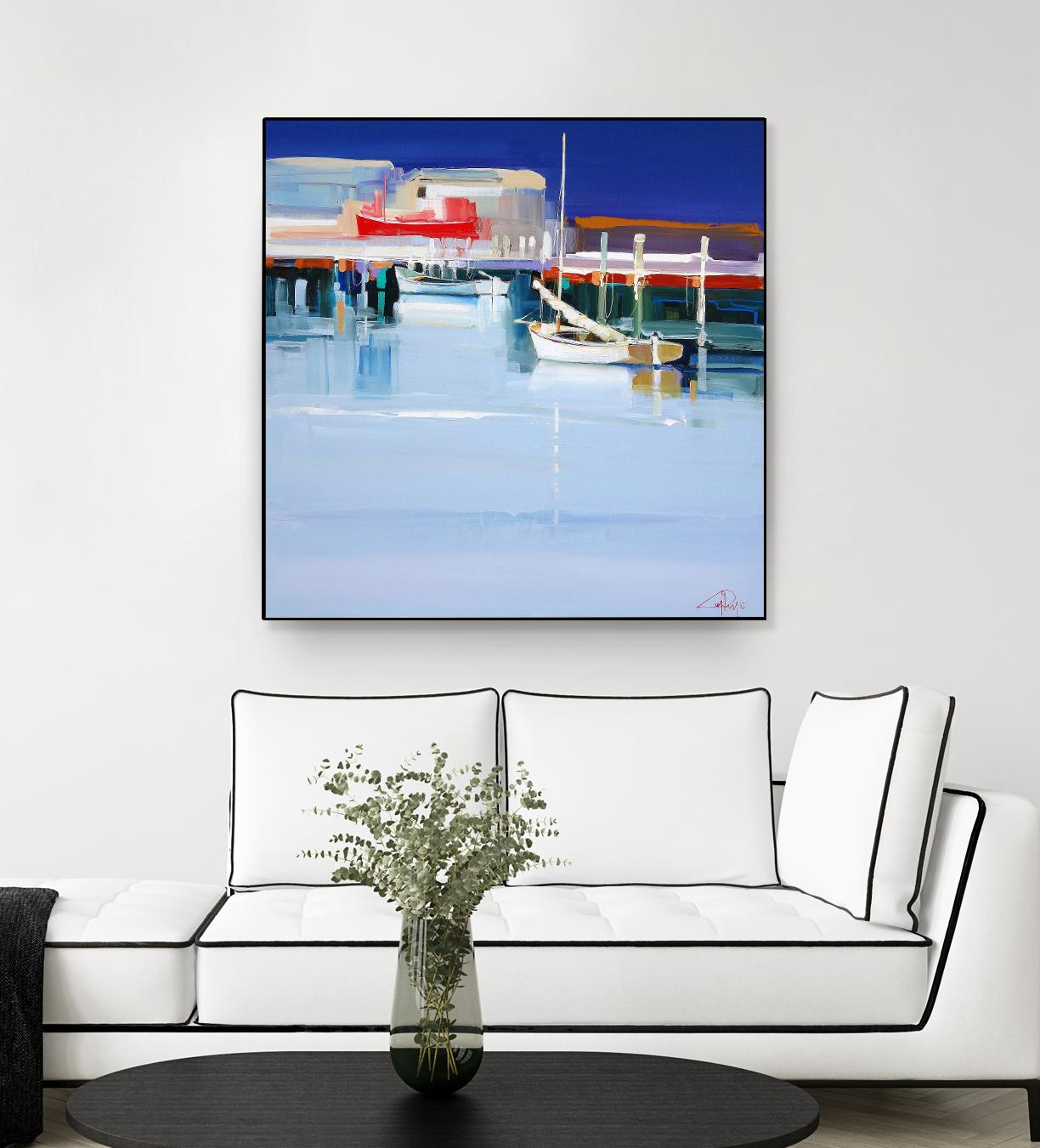 Port Fairy Moorings 2 by Craig Trewin Penny on GIANT ART - multicolor coastal