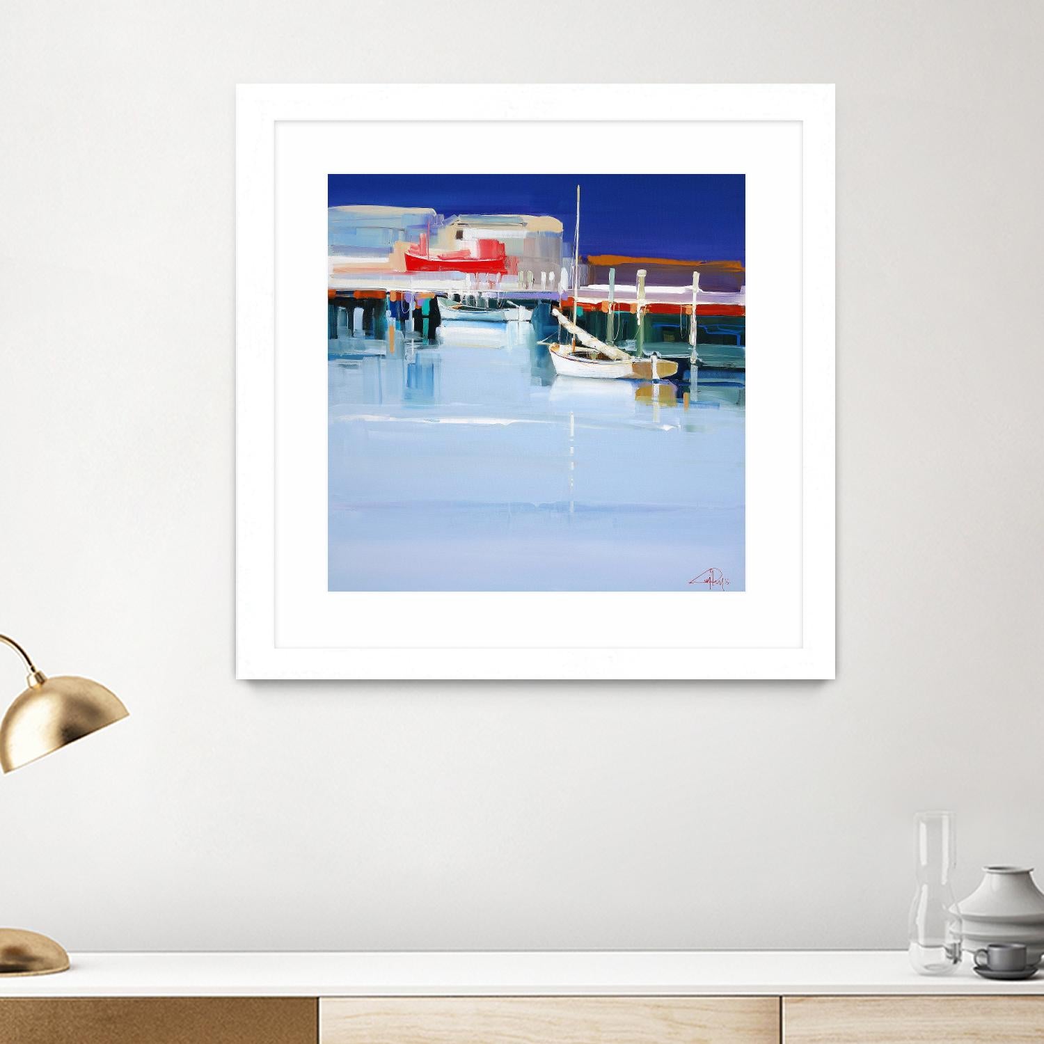 Port Fairy Moorings 2 by Craig Trewin Penny on GIANT ART - multicolor coastal