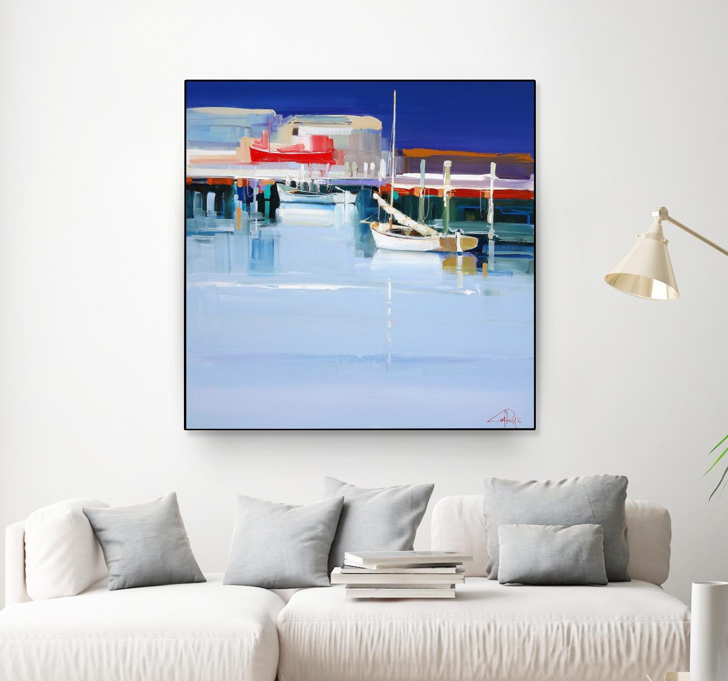 Port Fairy Moorings 2 by Craig Trewin Penny on GIANT ART - multicolor coastal