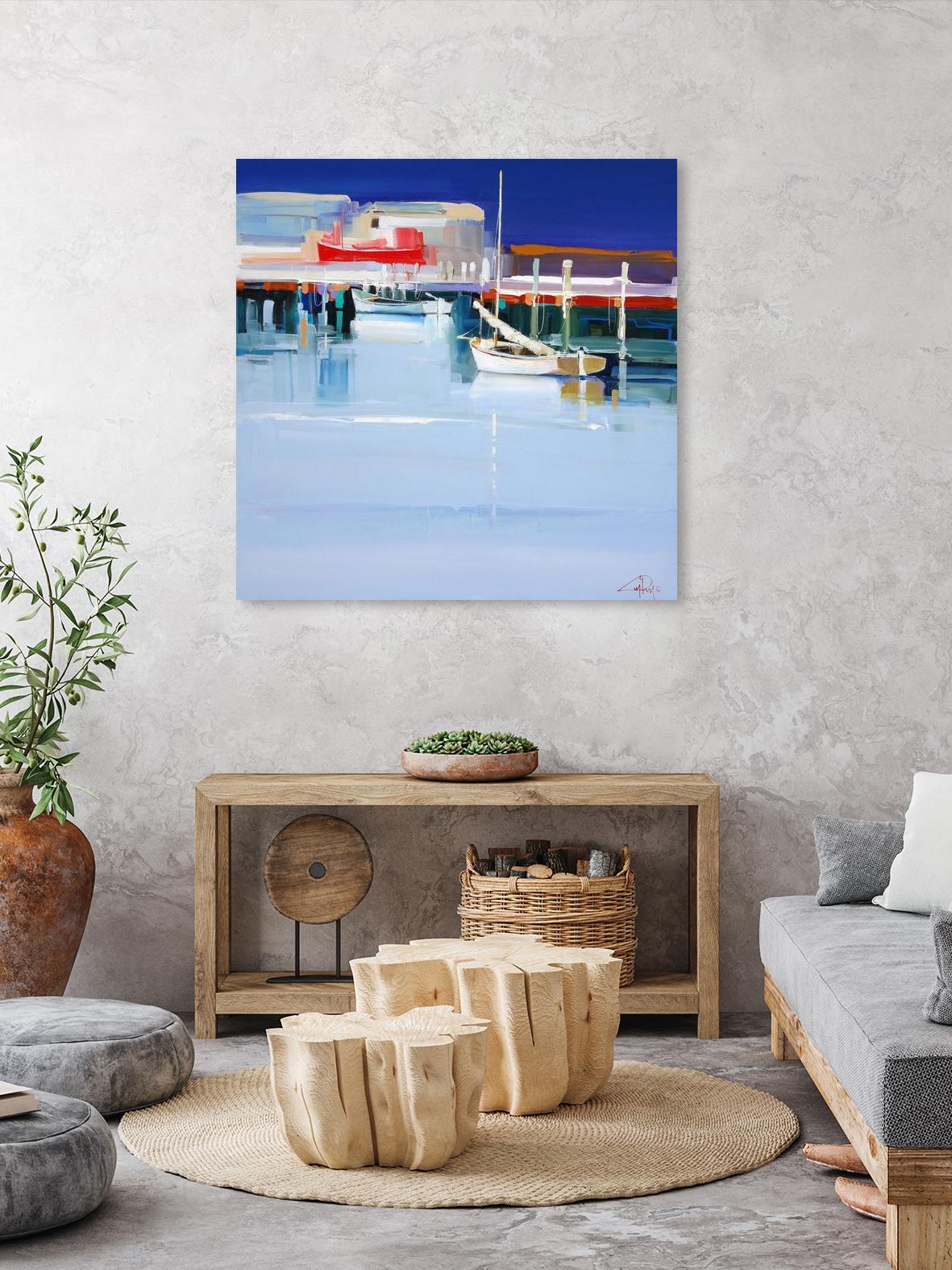 Port Fairy Moorings 2 by Craig Trewin Penny on GIANT ART - multicolor coastal