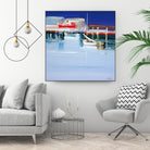 Port Fairy Moorings 2 by Craig Trewin Penny on GIANT ART - multicolor coastal