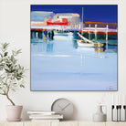 Port Fairy Moorings 2 by Craig Trewin Penny on GIANT ART - multicolor coastal