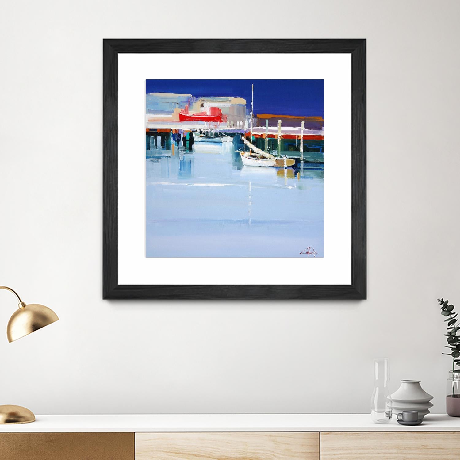 Port Fairy Moorings 2 by Craig Trewin Penny on GIANT ART - multicolor coastal