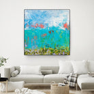 Cerulean Escapes II by Tracy Lynn Pristas on GIANT ART - multicolor abstracts; contemporary