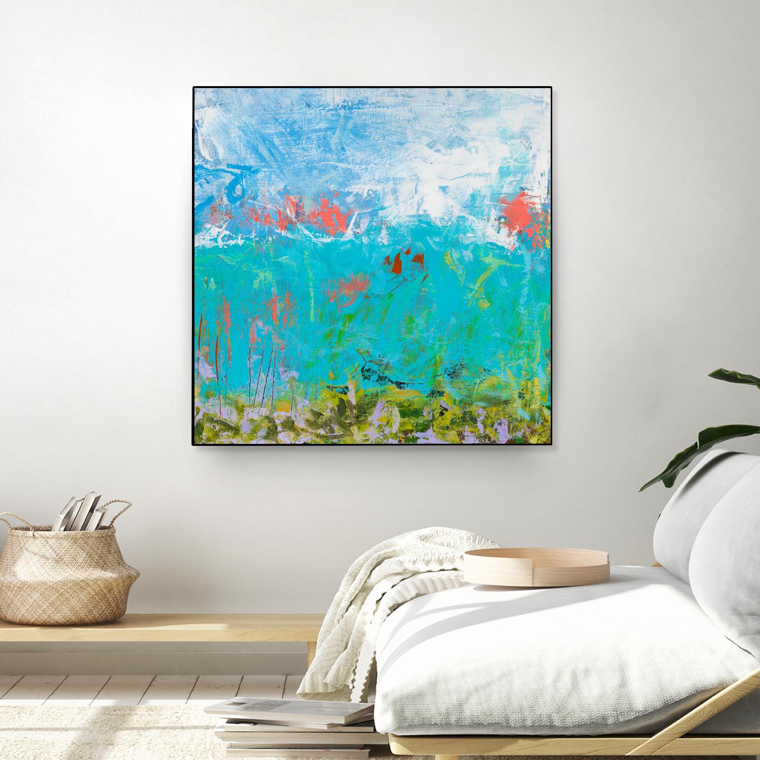 Cerulean Escapes II by Tracy Lynn Pristas on GIANT ART - multicolor abstracts; contemporary