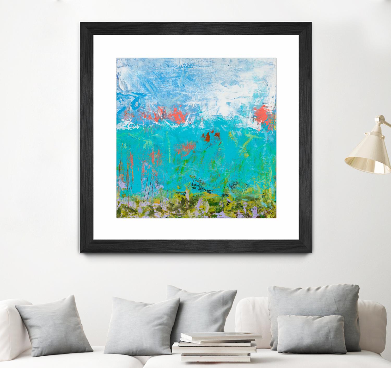 Cerulean Escapes II by Tracy Lynn Pristas on GIANT ART - multicolor abstracts; contemporary