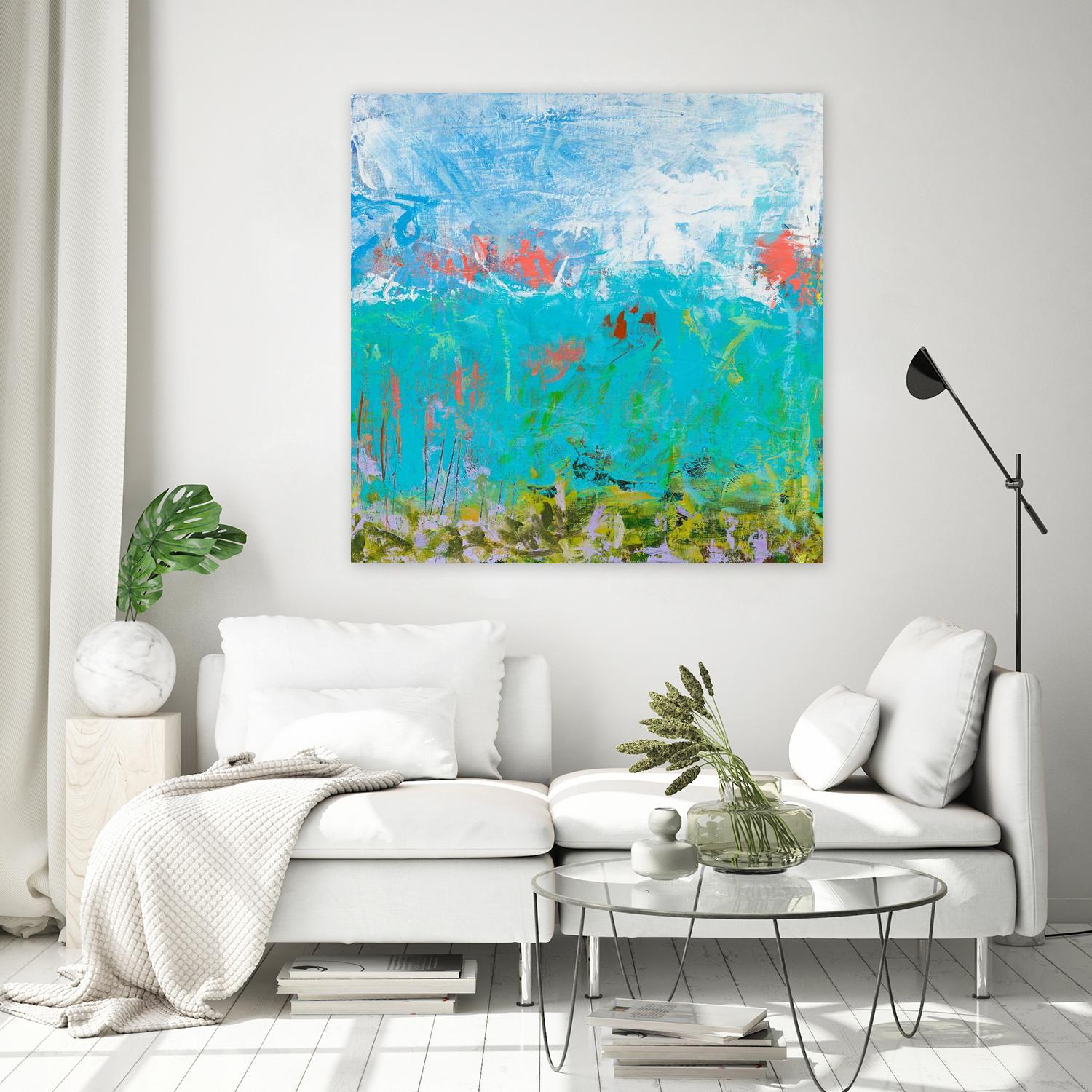 Cerulean Escapes II by Tracy Lynn Pristas on GIANT ART - multicolor abstracts; contemporary