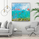 Cerulean Escapes II by Tracy Lynn Pristas on GIANT ART - multicolor abstracts; contemporary