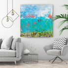 Cerulean Escapes II by Tracy Lynn Pristas on GIANT ART - multicolor abstracts; contemporary