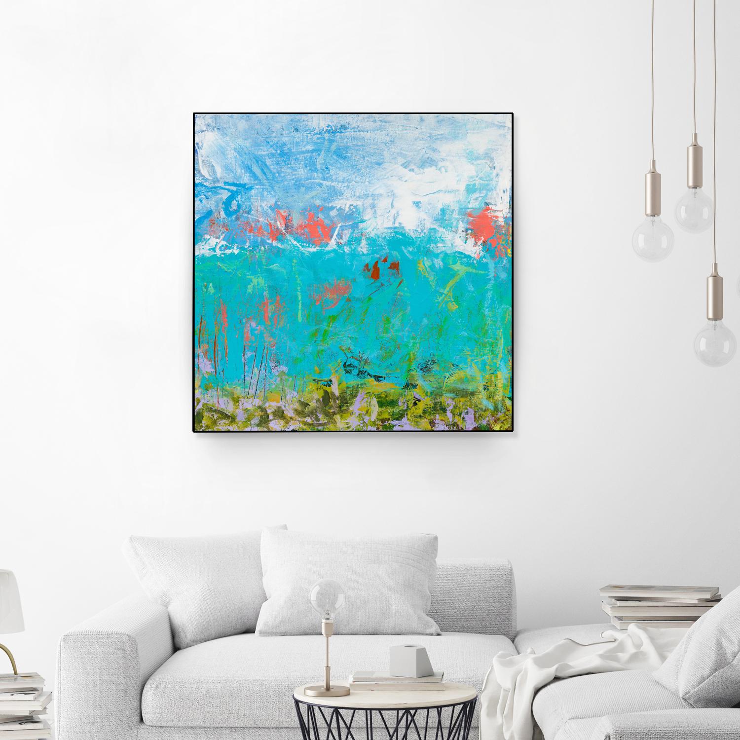 Cerulean Escapes II by Tracy Lynn Pristas on GIANT ART - multicolor abstracts; contemporary