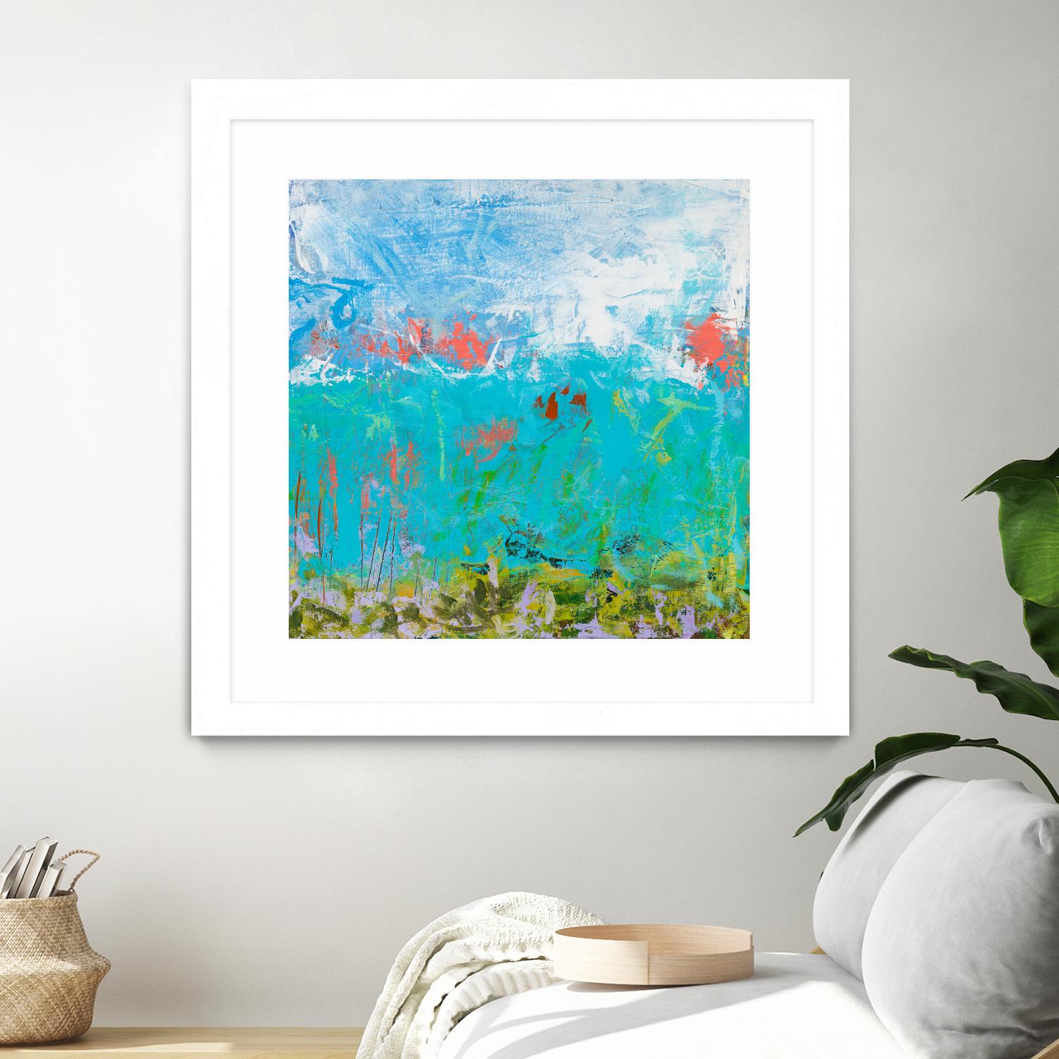 Cerulean Escapes II by Tracy Lynn Pristas on GIANT ART - multicolor abstracts; contemporary