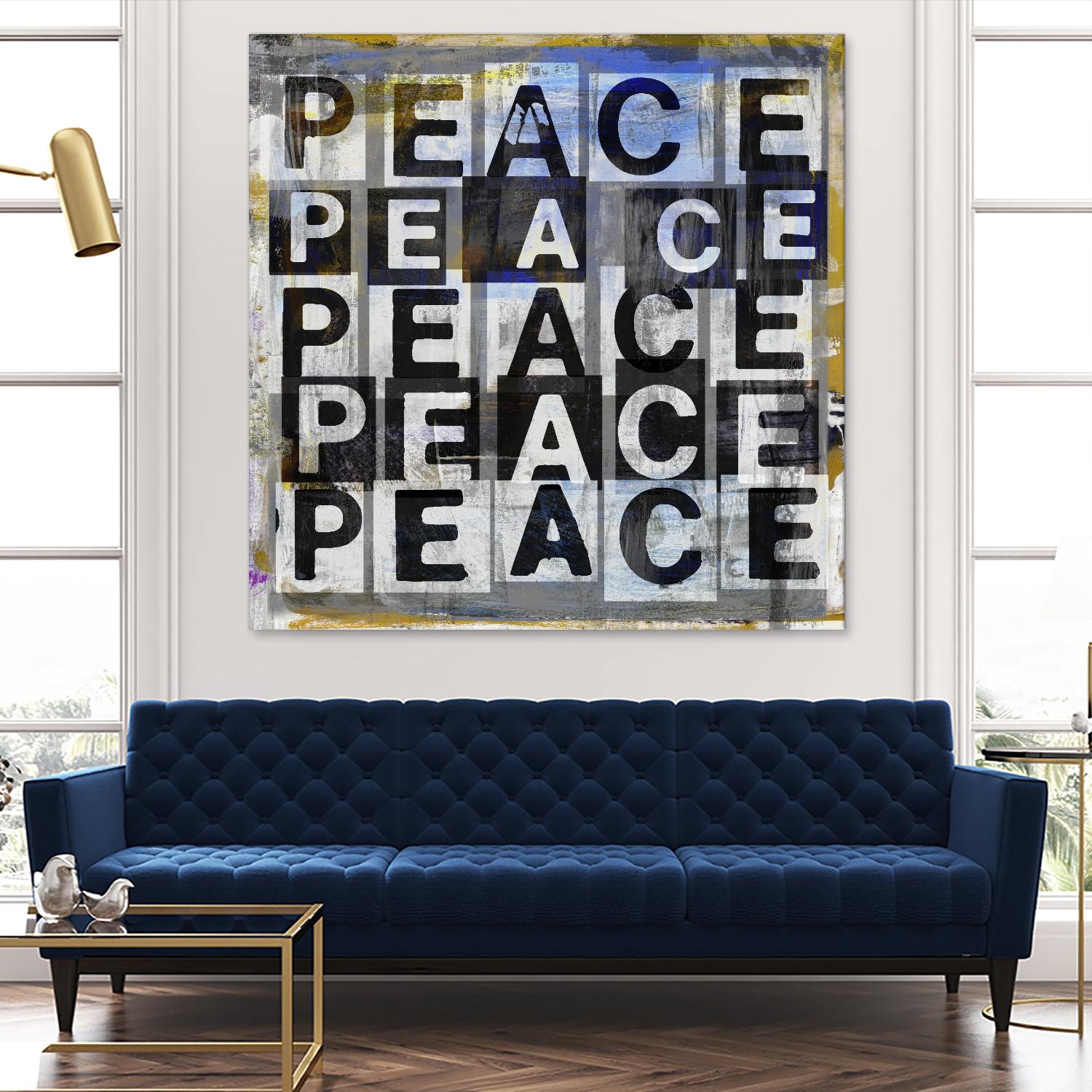 Peace by Sven Pfrommer on GIANT ART - multi inspirational, novelty, urban/pop surrealism, design/type