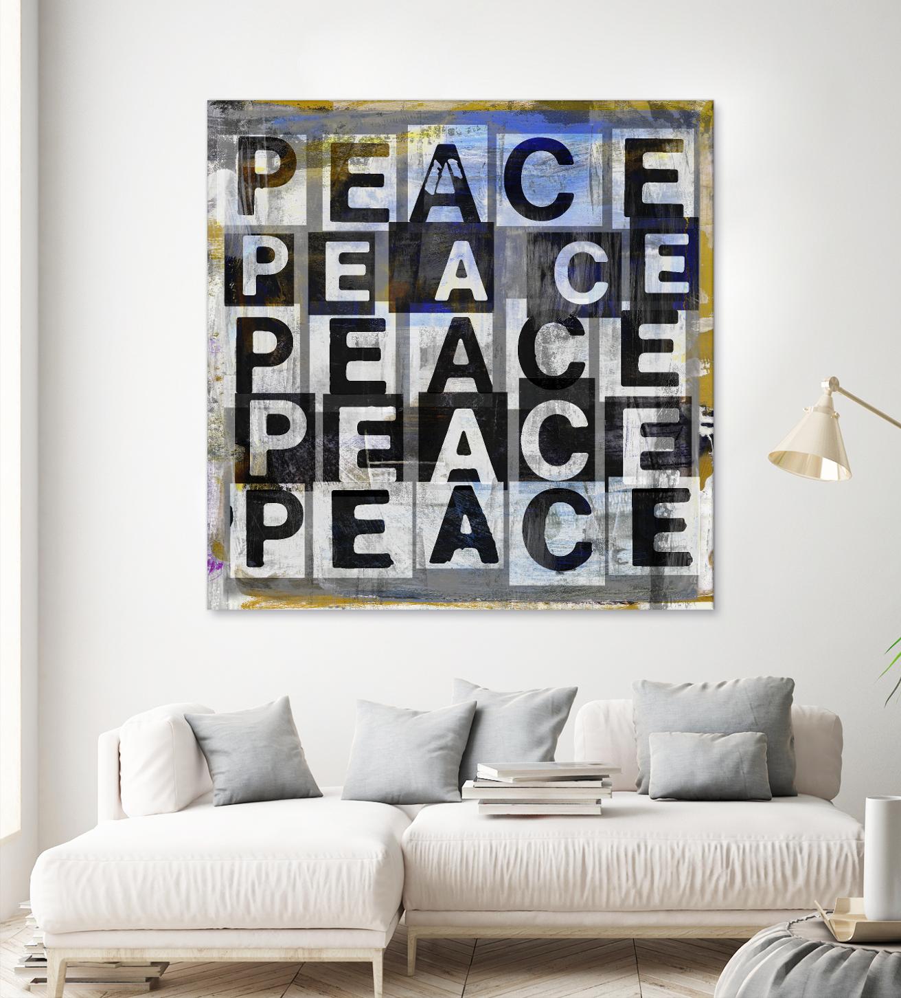 Peace by Sven Pfrommer on GIANT ART - multi inspirational, novelty, urban/pop surrealism, design/type