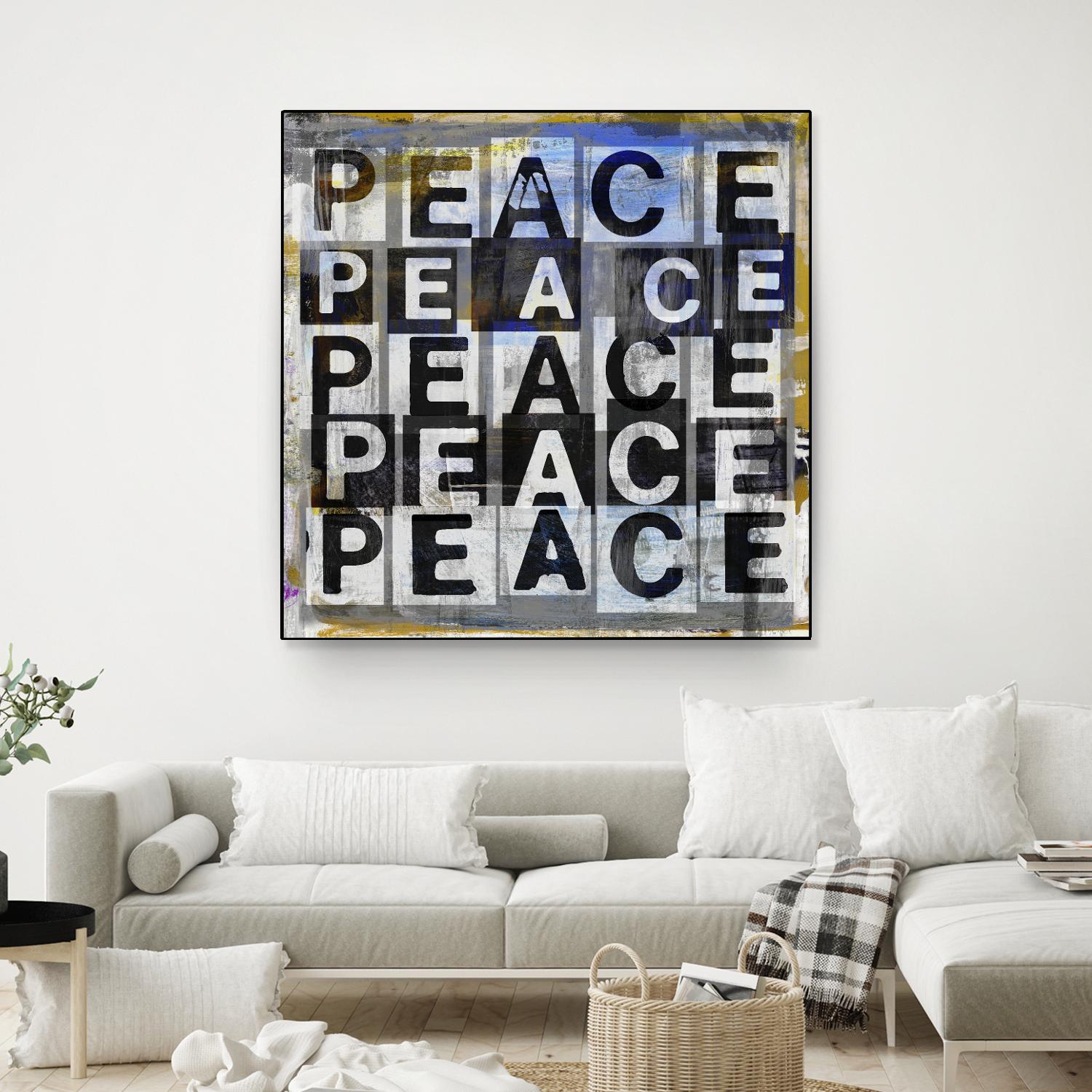 Peace by Sven Pfrommer on GIANT ART - multi inspirational, novelty, urban/pop surrealism, design/type