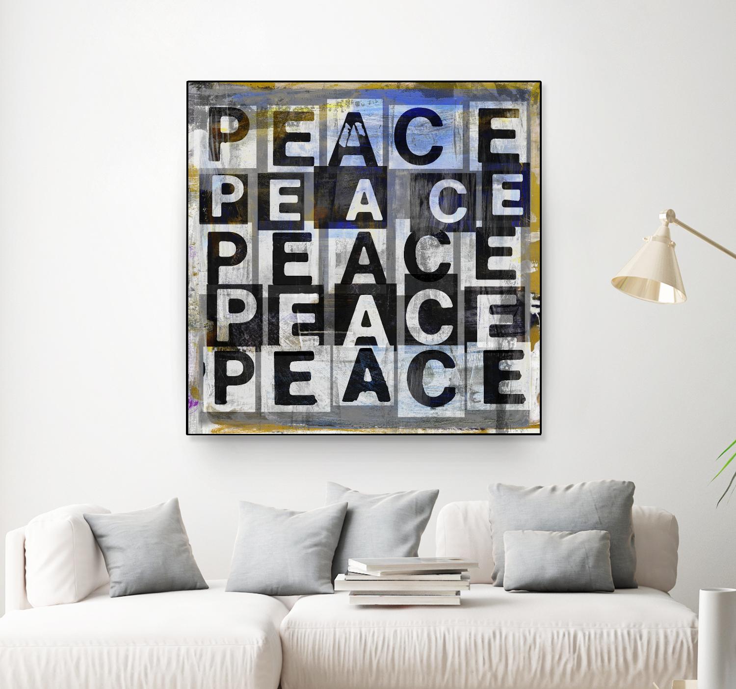 Peace by Sven Pfrommer on GIANT ART - multi inspirational, novelty, urban/pop surrealism, design/type