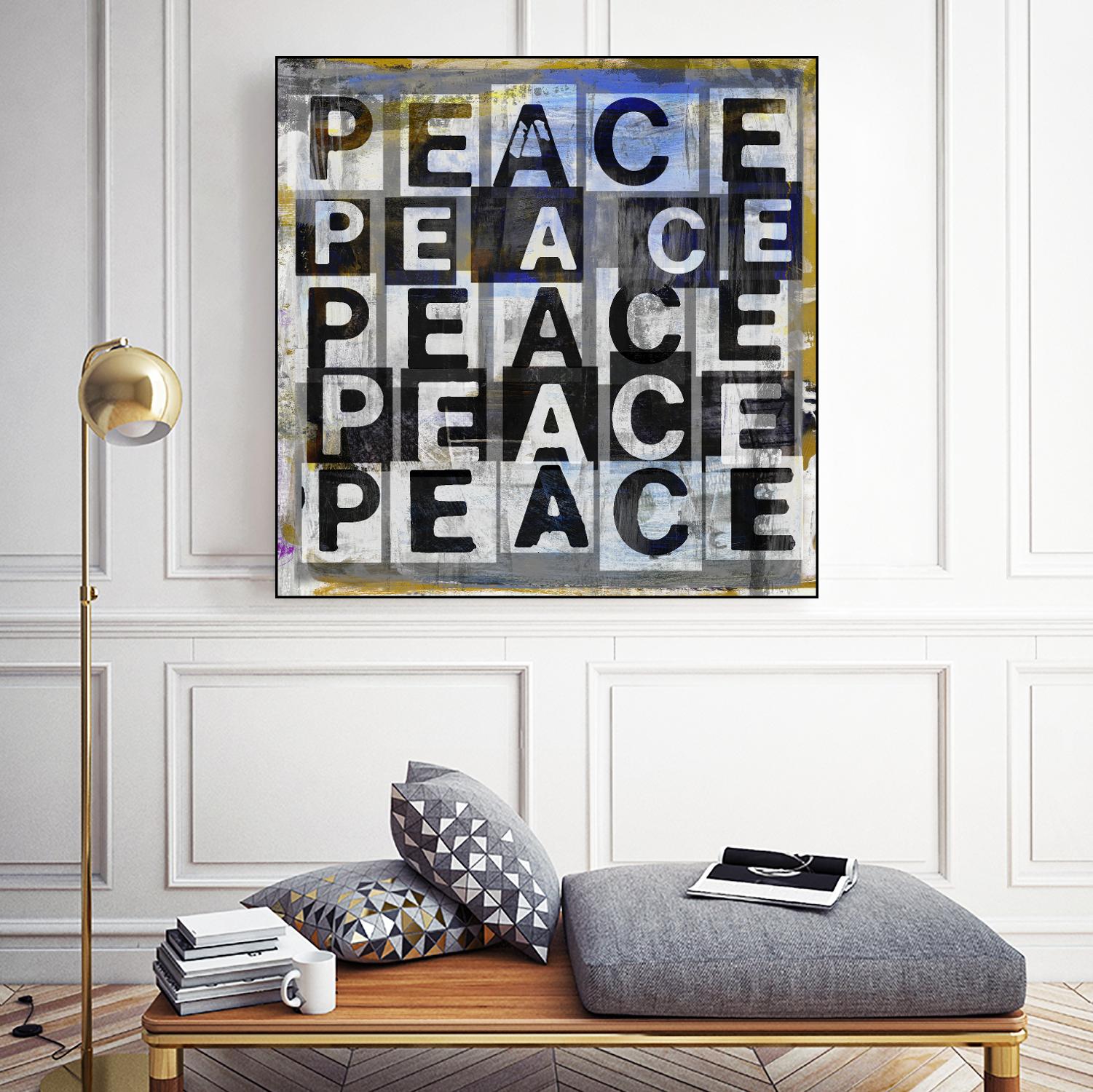 Peace by Sven Pfrommer on GIANT ART - multi inspirational, novelty, urban/pop surrealism, design/type