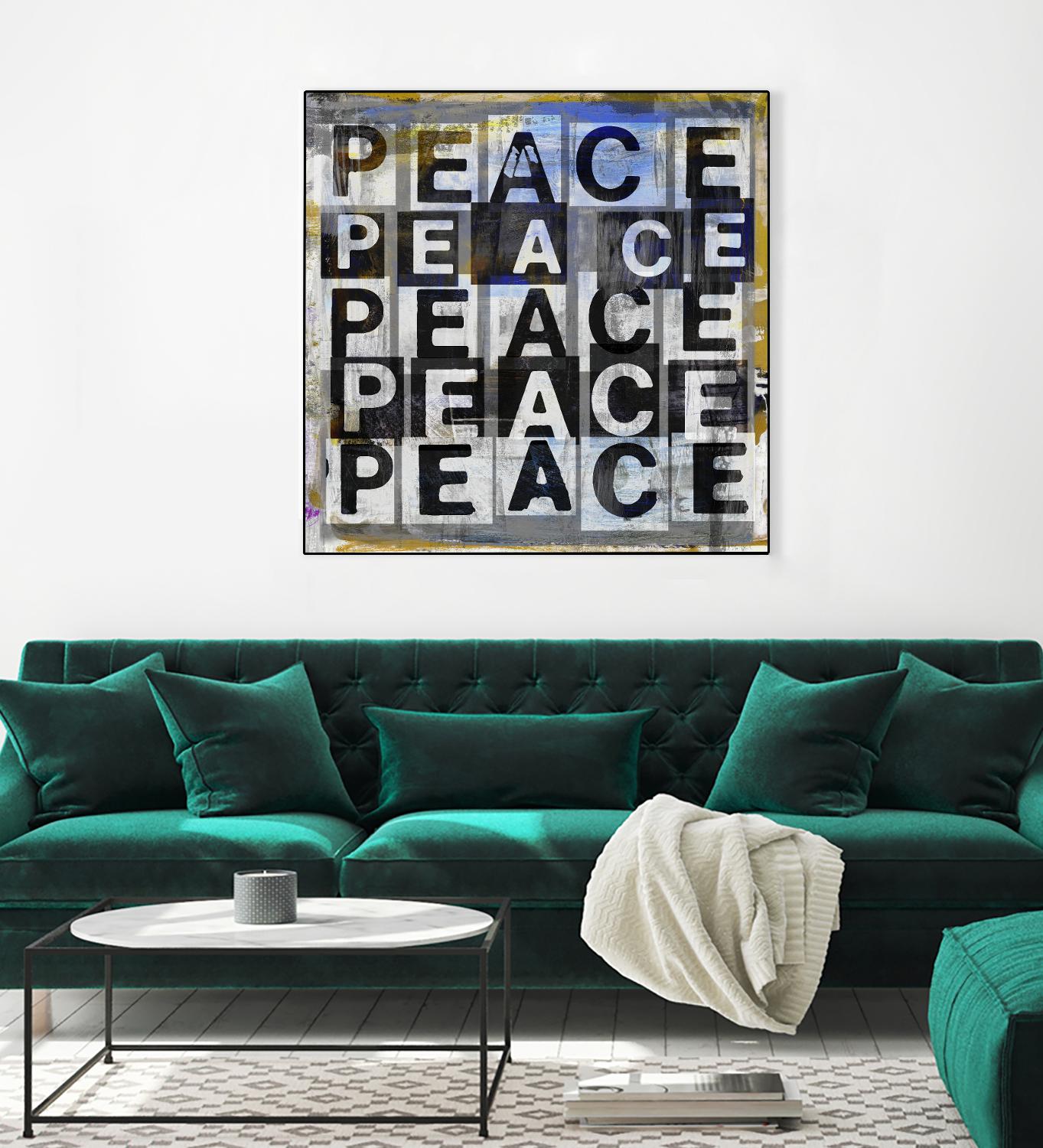Peace by Sven Pfrommer on GIANT ART - multi inspirational, novelty, urban/pop surrealism, design/type