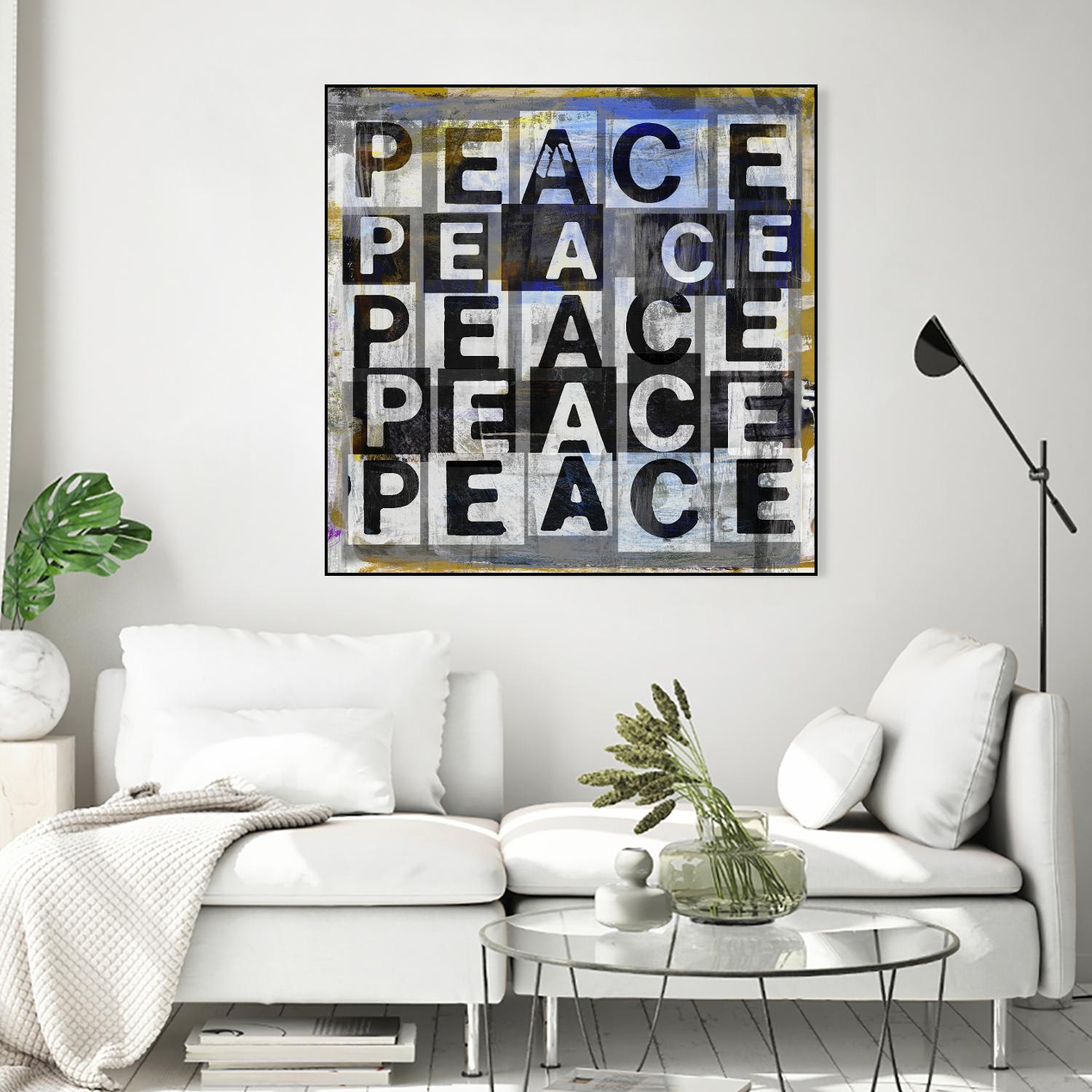 Peace by Sven Pfrommer on GIANT ART - multi inspirational, novelty, urban/pop surrealism, design/type