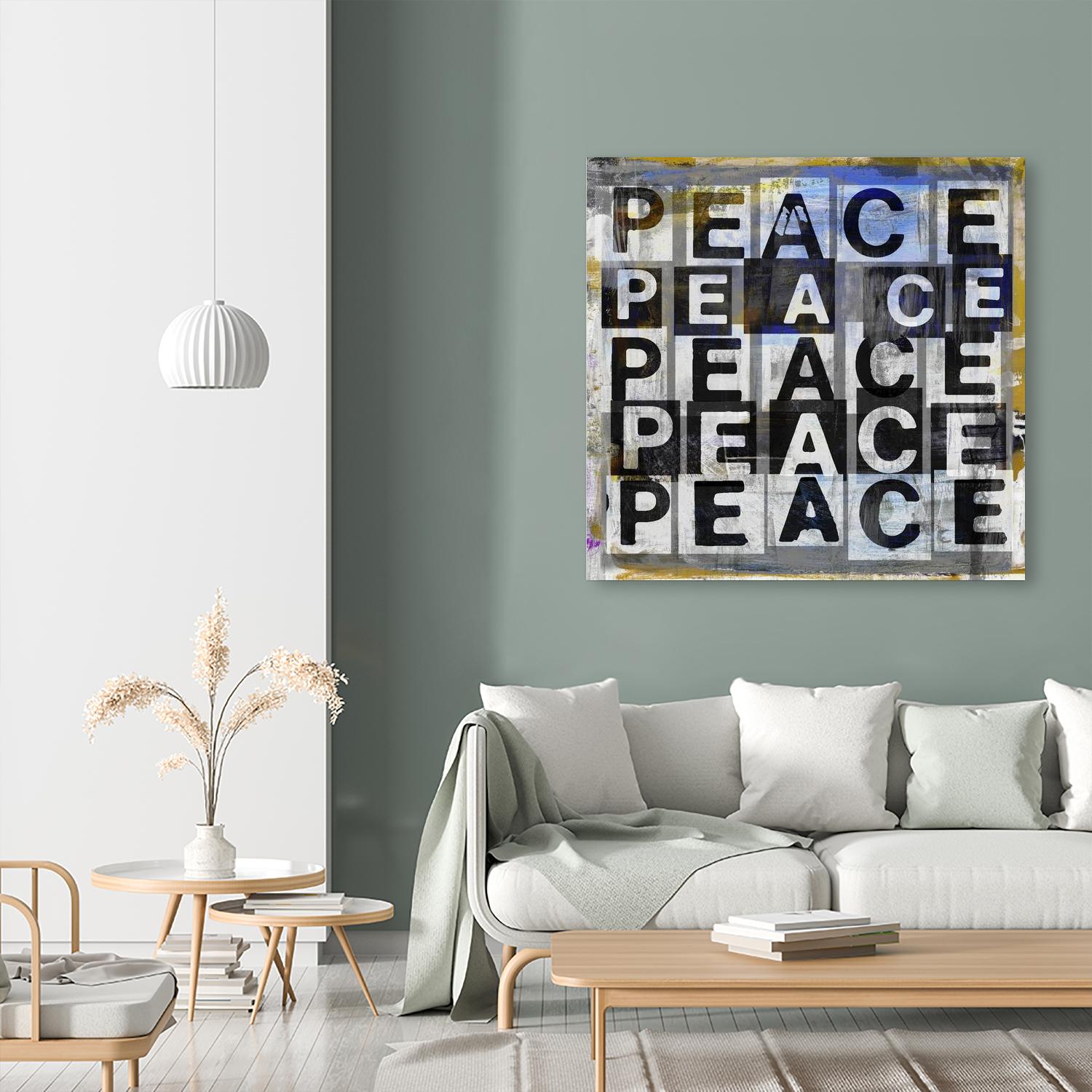 Peace by Sven Pfrommer on GIANT ART - multi inspirational, novelty, urban/pop surrealism, design/type