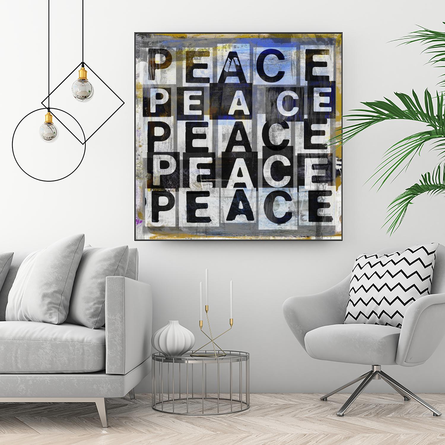 Peace by Sven Pfrommer on GIANT ART - multi inspirational, novelty, urban/pop surrealism, design/type