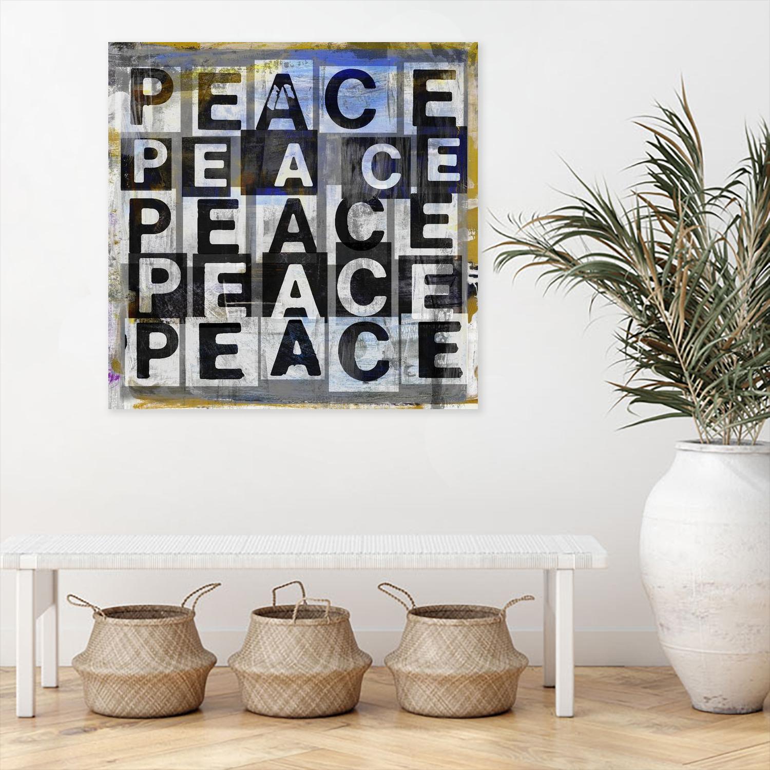 Peace by Sven Pfrommer on GIANT ART - multi inspirational, novelty, urban/pop surrealism, design/type