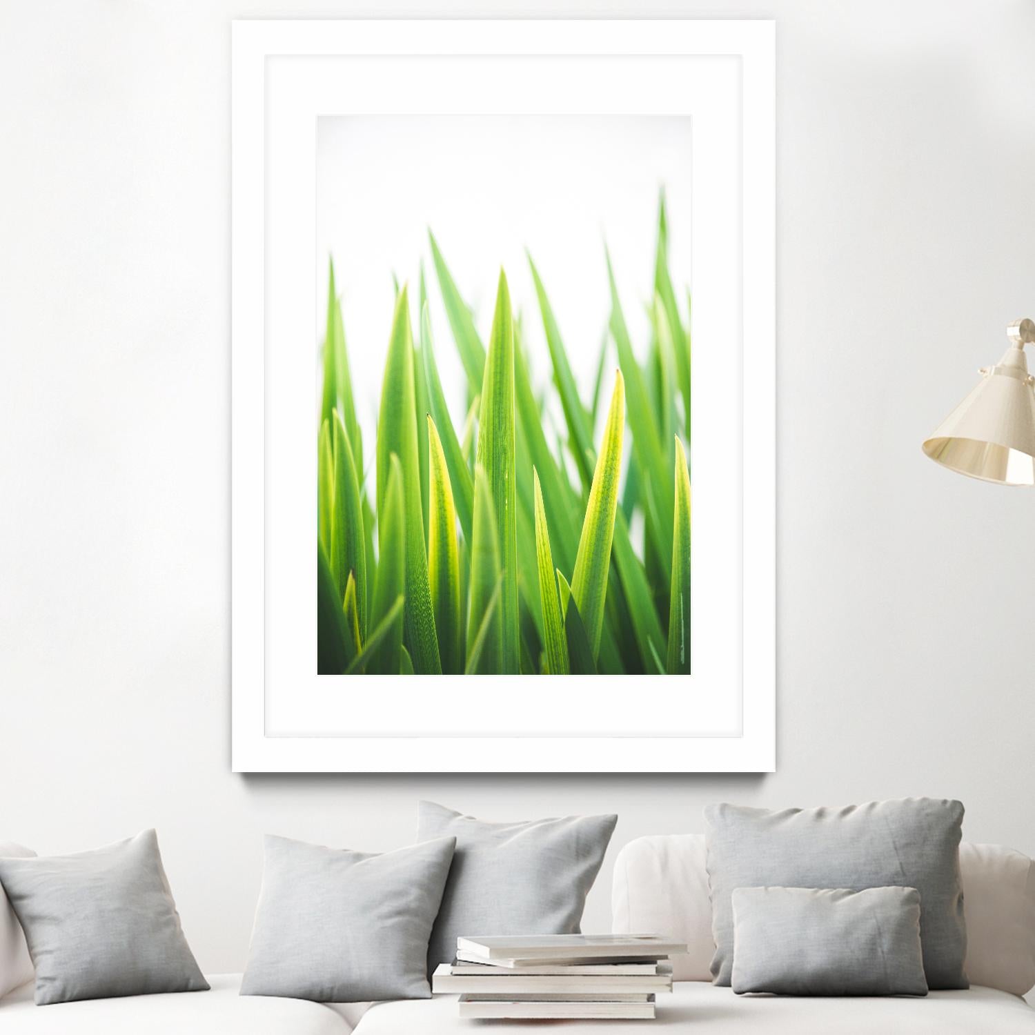 Blades of Green No. 2 by Sonja Quintero on GIANT ART - green floral/still life, photography