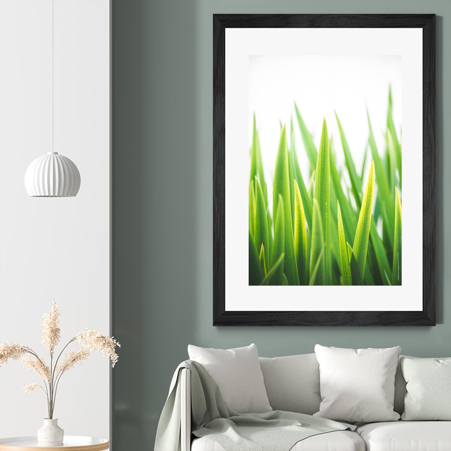 Blades of Green No. 2 by Sonja Quintero on GIANT ART - green floral/still life, photography